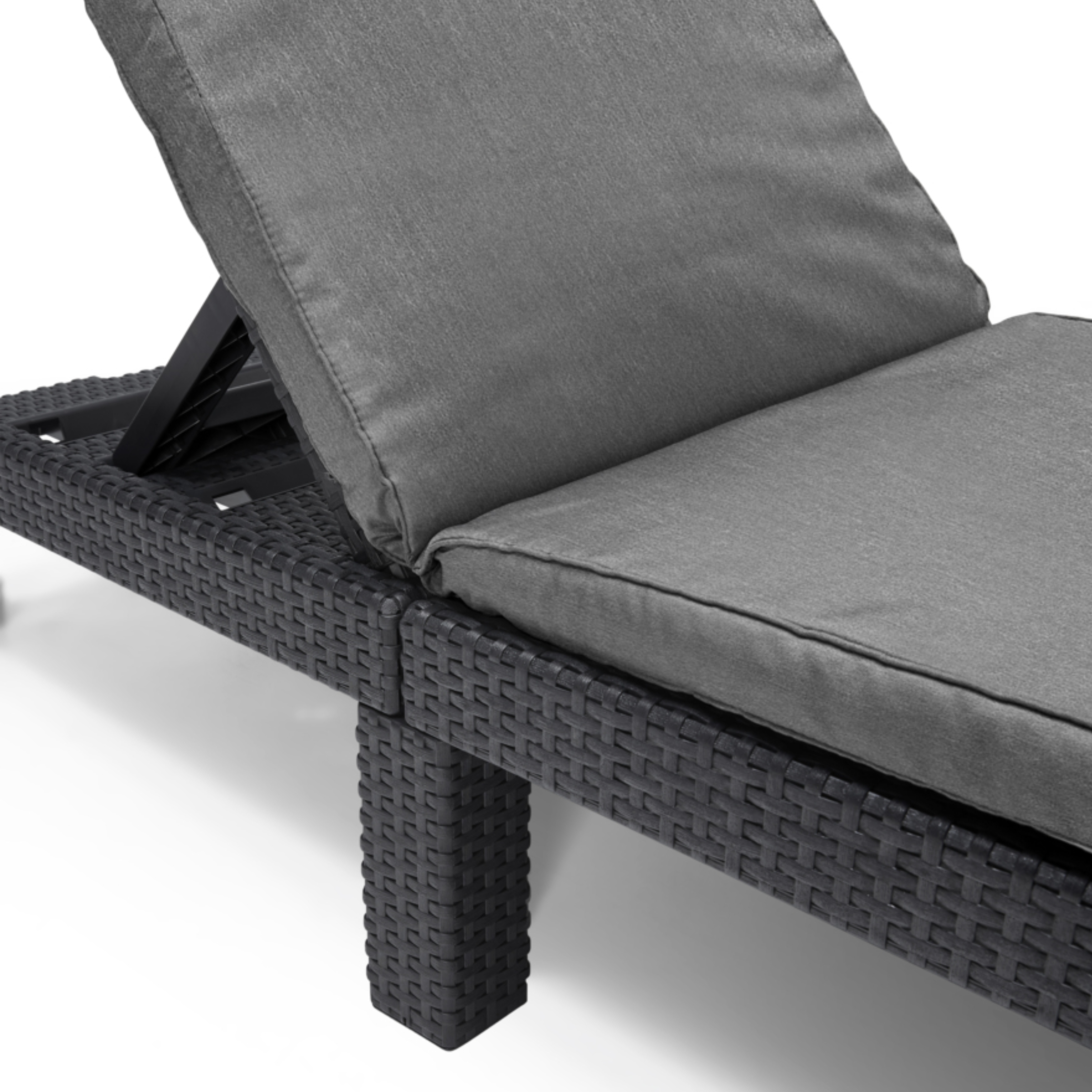 Transat d'extérieur avec coussin "Day" 195x65 cm 22h