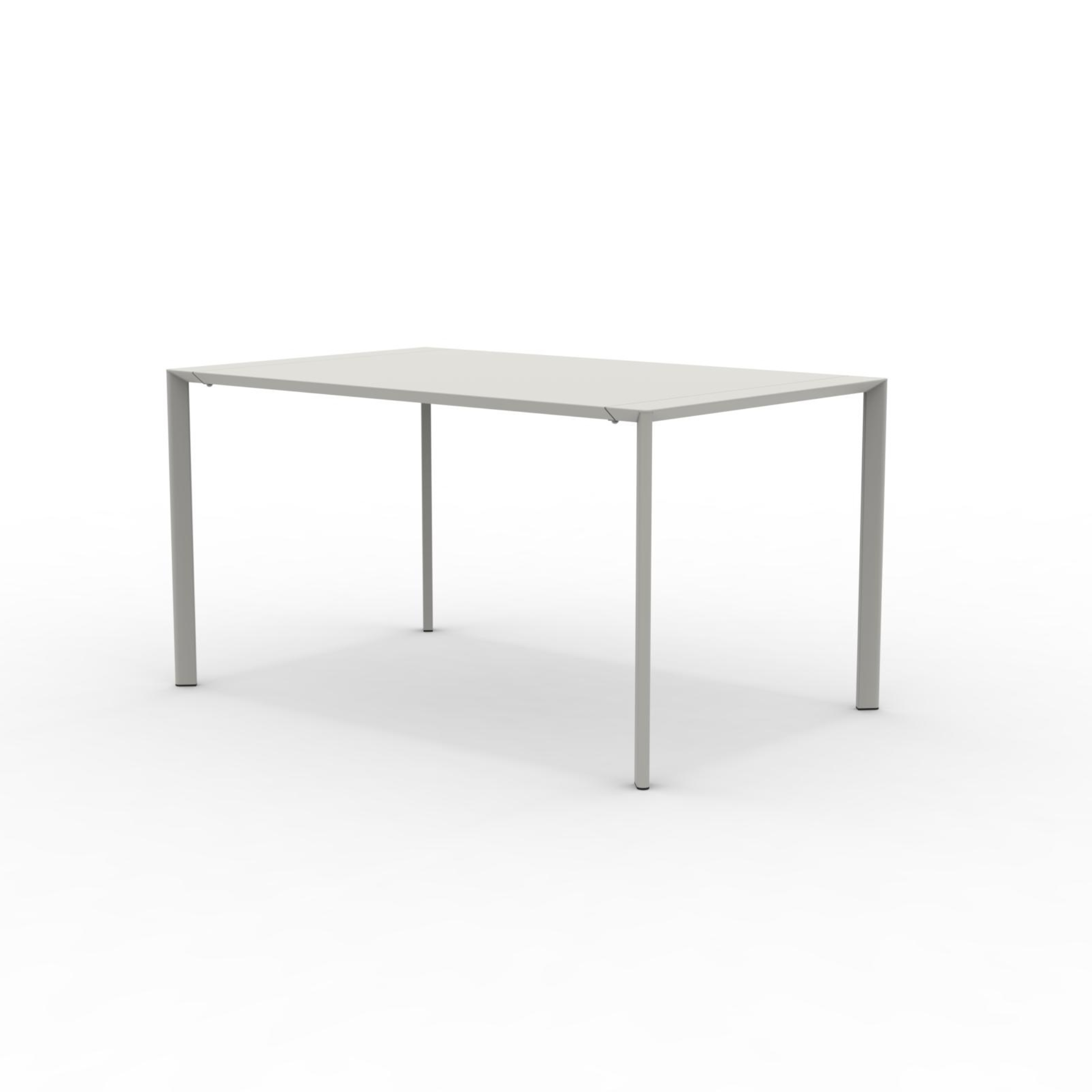 Tavolo quadrato in metallo "Fox1" per giardino impilabile cm 80x80 75h