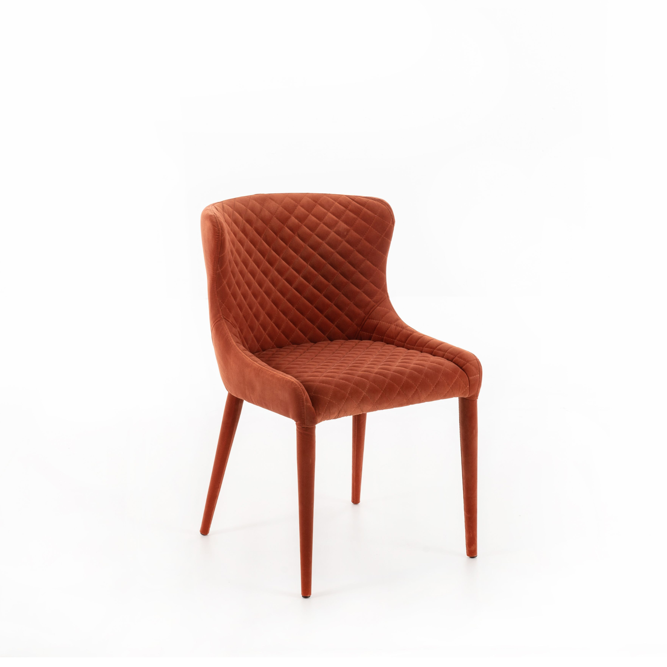 Poltrona imbottita in tessuto "Afro" con gambe in metallo cm 50,5x58 83h