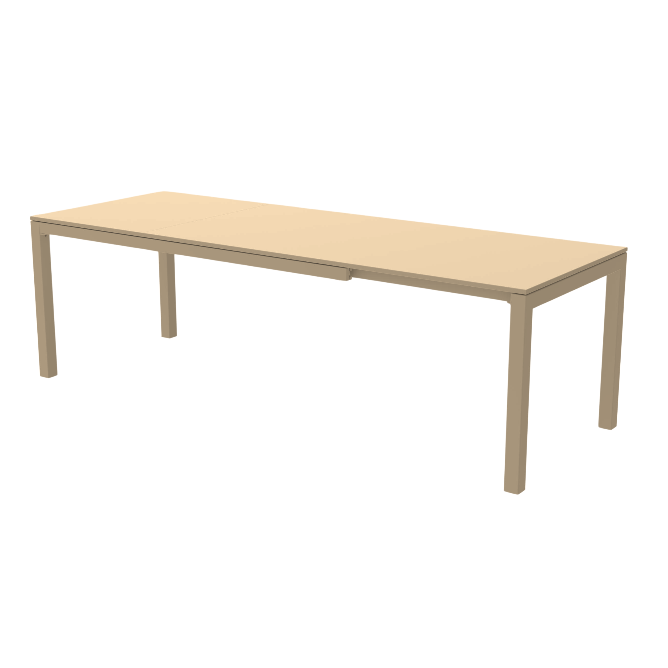 Table extensible "Extia" en métal peint pour jardin moderne
