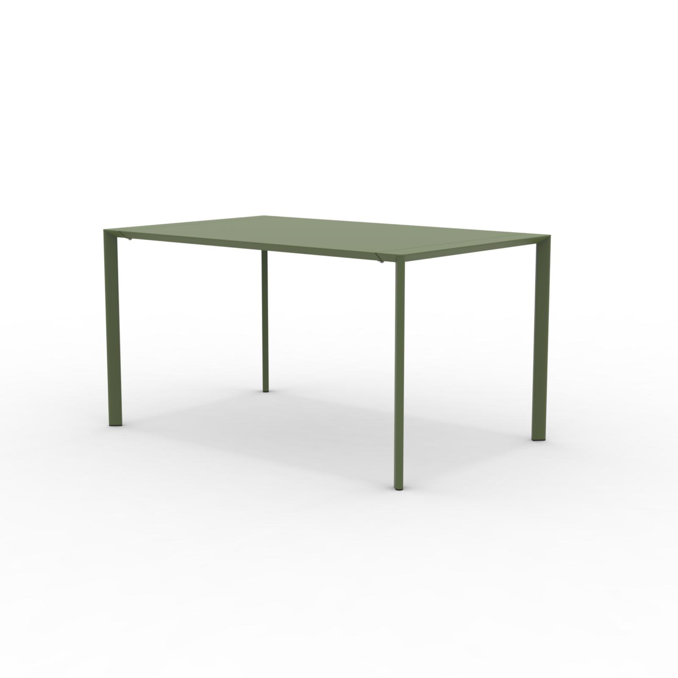 Tavolo quadrato in metallo "Fox1" per giardino impilabile cm 80x80 75h