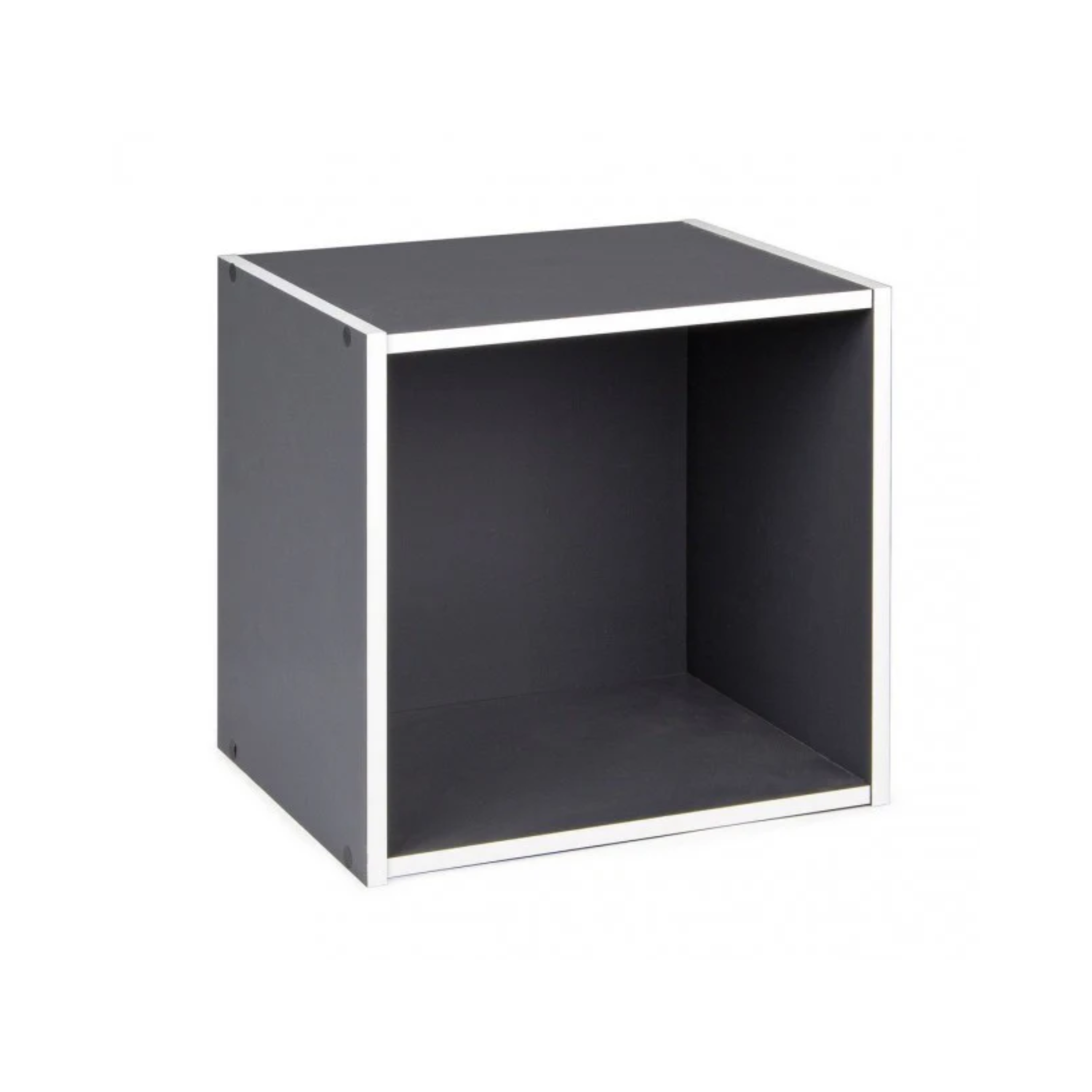 Mensola a giorno colorata "Cubo" in legno cm 35x35 29h