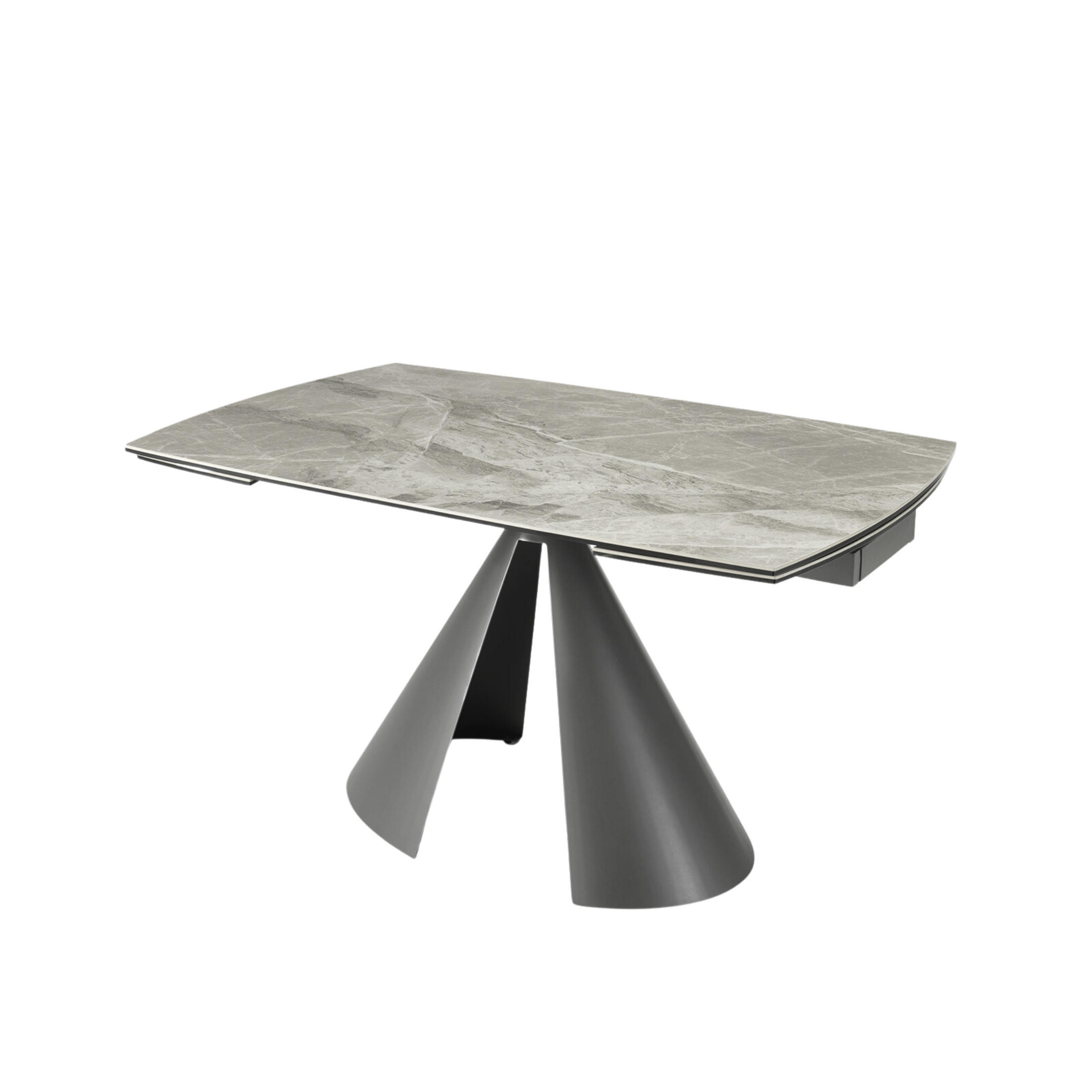 Tavolo allungabile moderno "Noel" con allunghe cm 140/200x90 76h