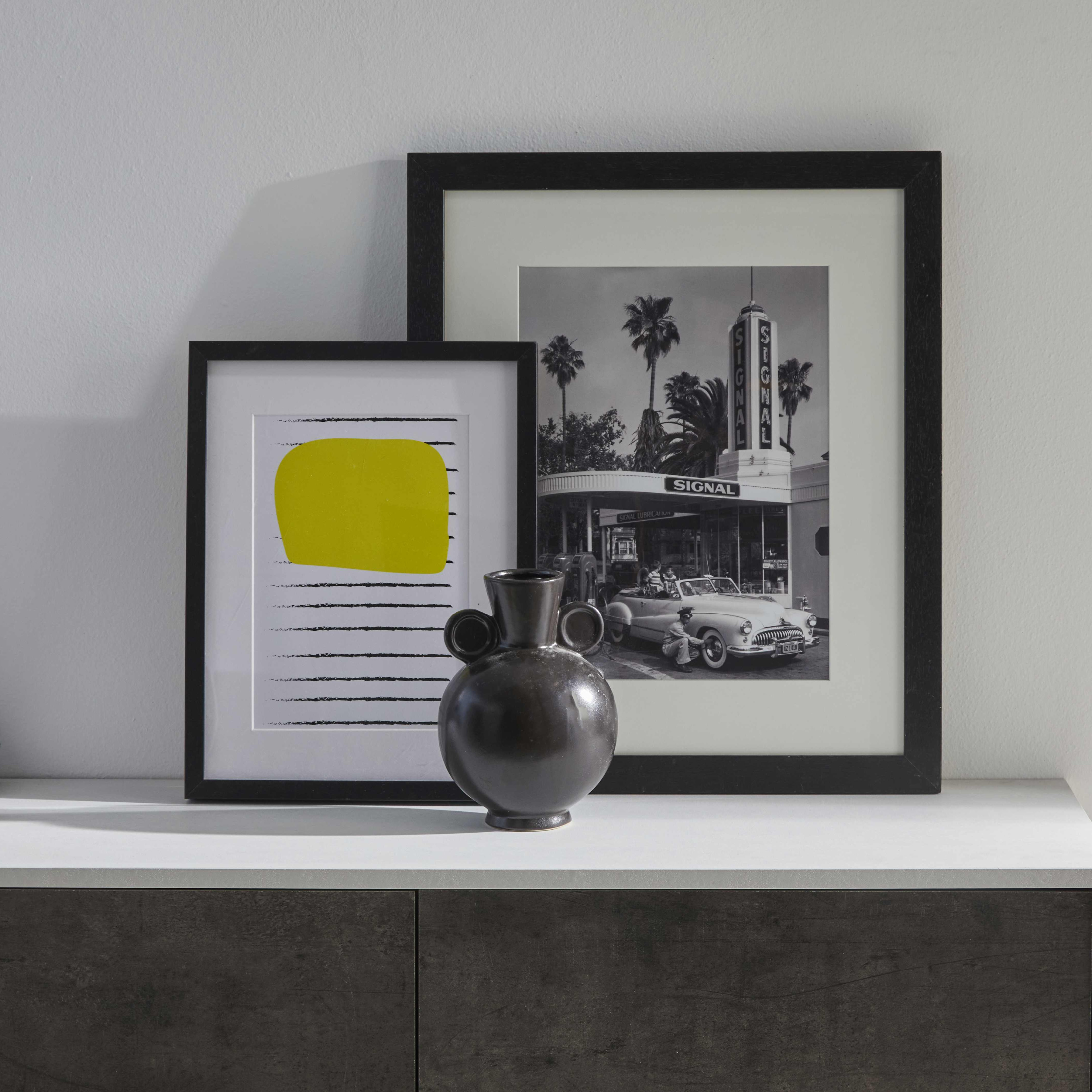 Mobile in legno 3 ante "Alex" madia push pull cm 177x41 74h