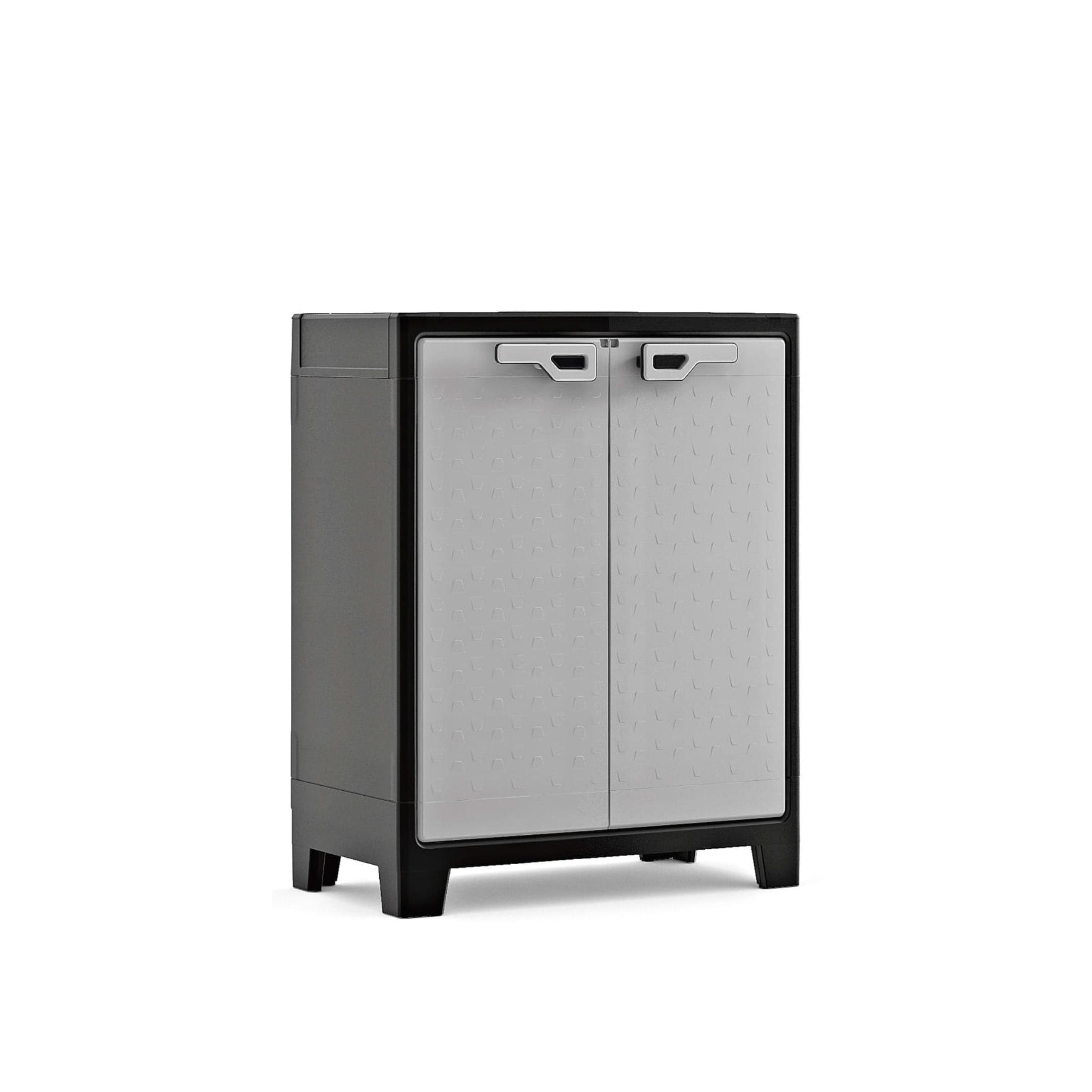 Armadio XL in resina da giardino "Hitan" con ripiani interni e piedini rialzati