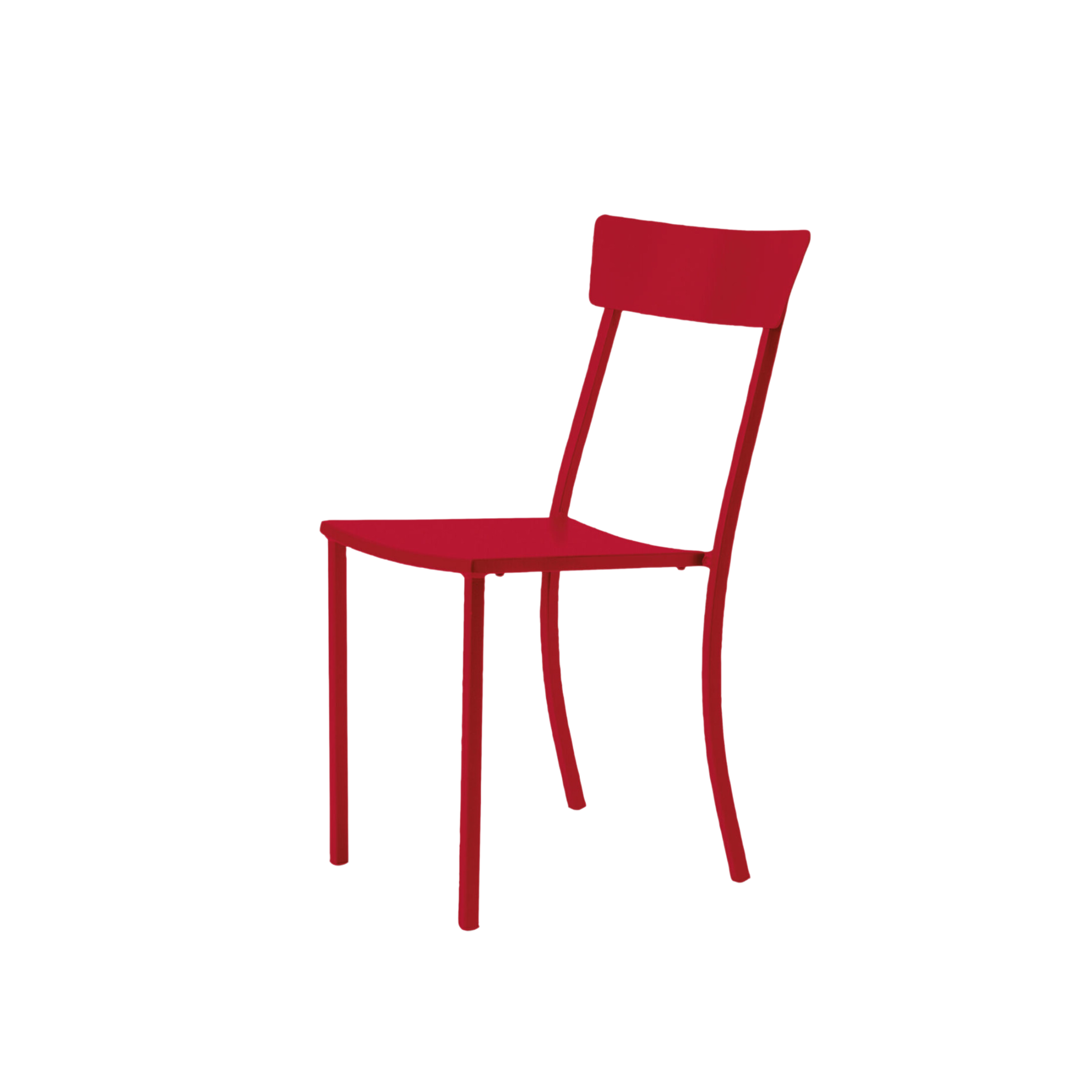 Chaise de jardin empilable "Mogan" en métal peint 47x52 cm 85h
