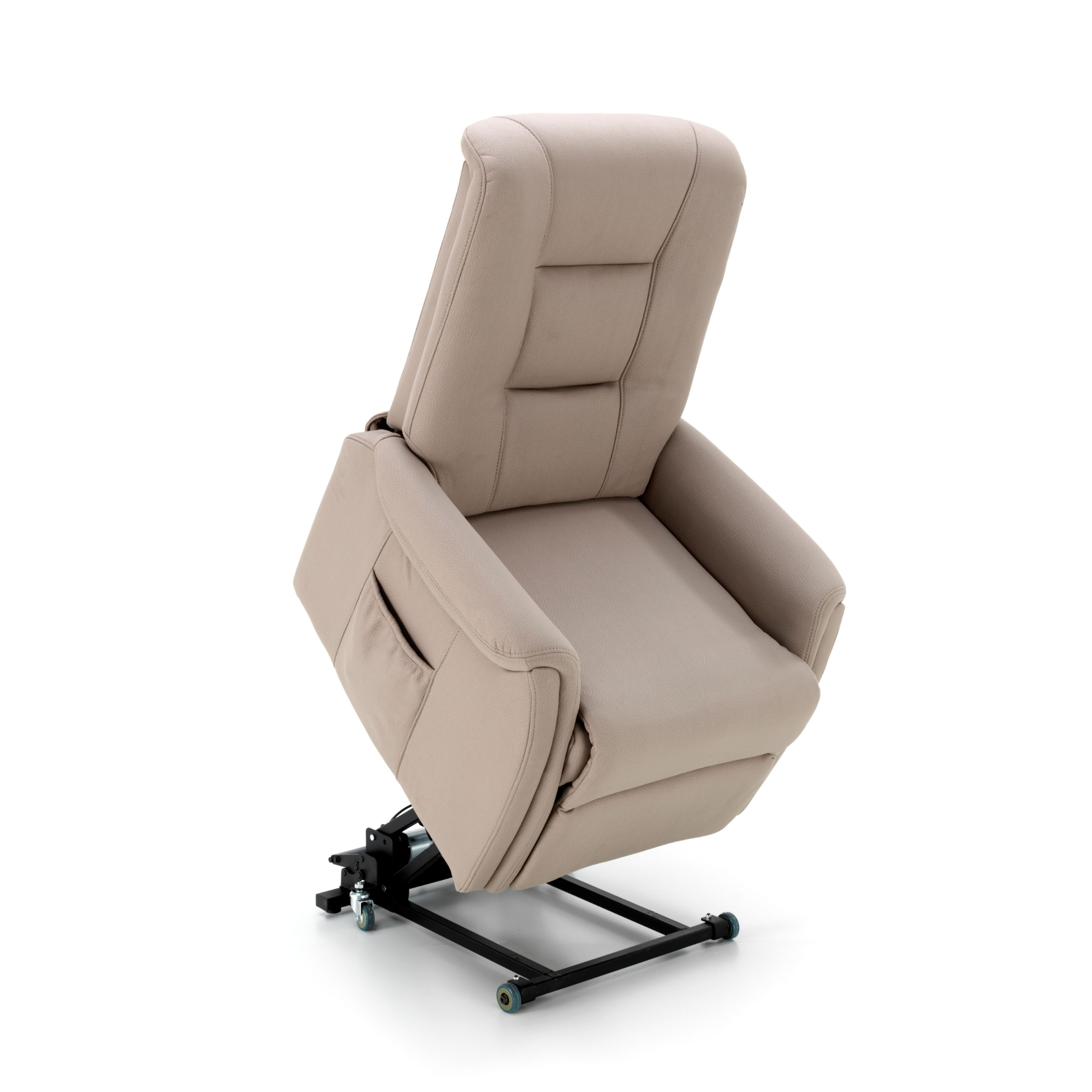 Sillón reclinable "Caterina" función elevación 1 motor 75x90 cm 107h