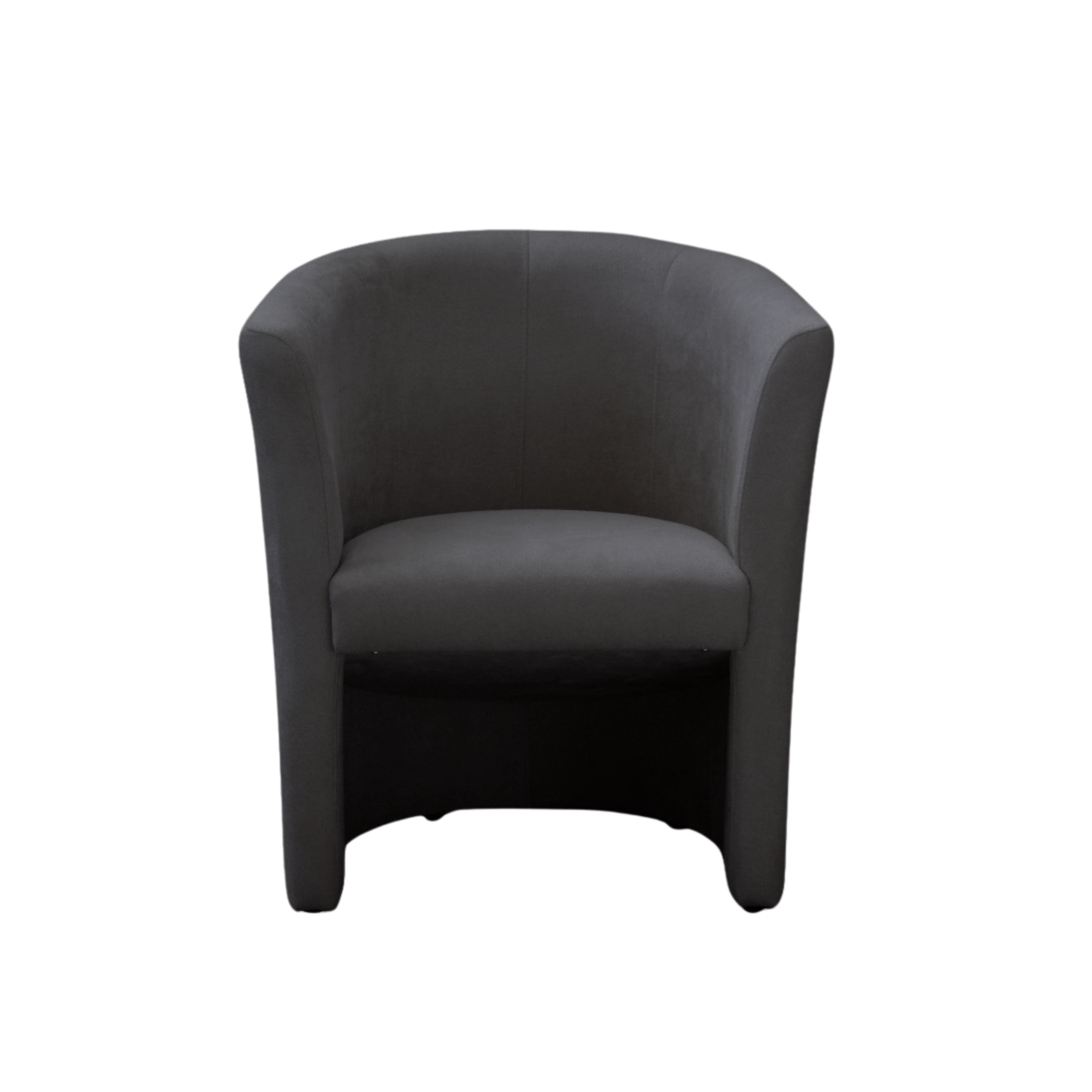 Poltrona in tessuto moderna "Belize" con struttura in legno cm 63,5x62,5 76h