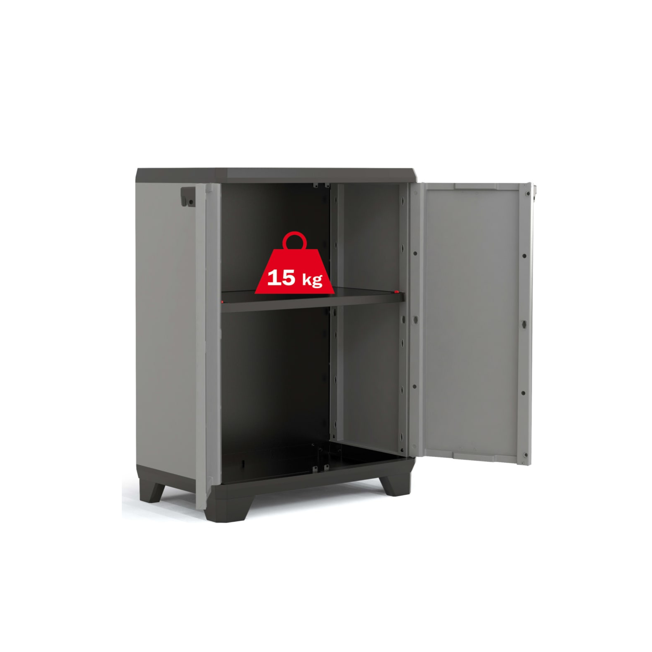 Armadio da giardino "Antonella" in plastica cm 68x39