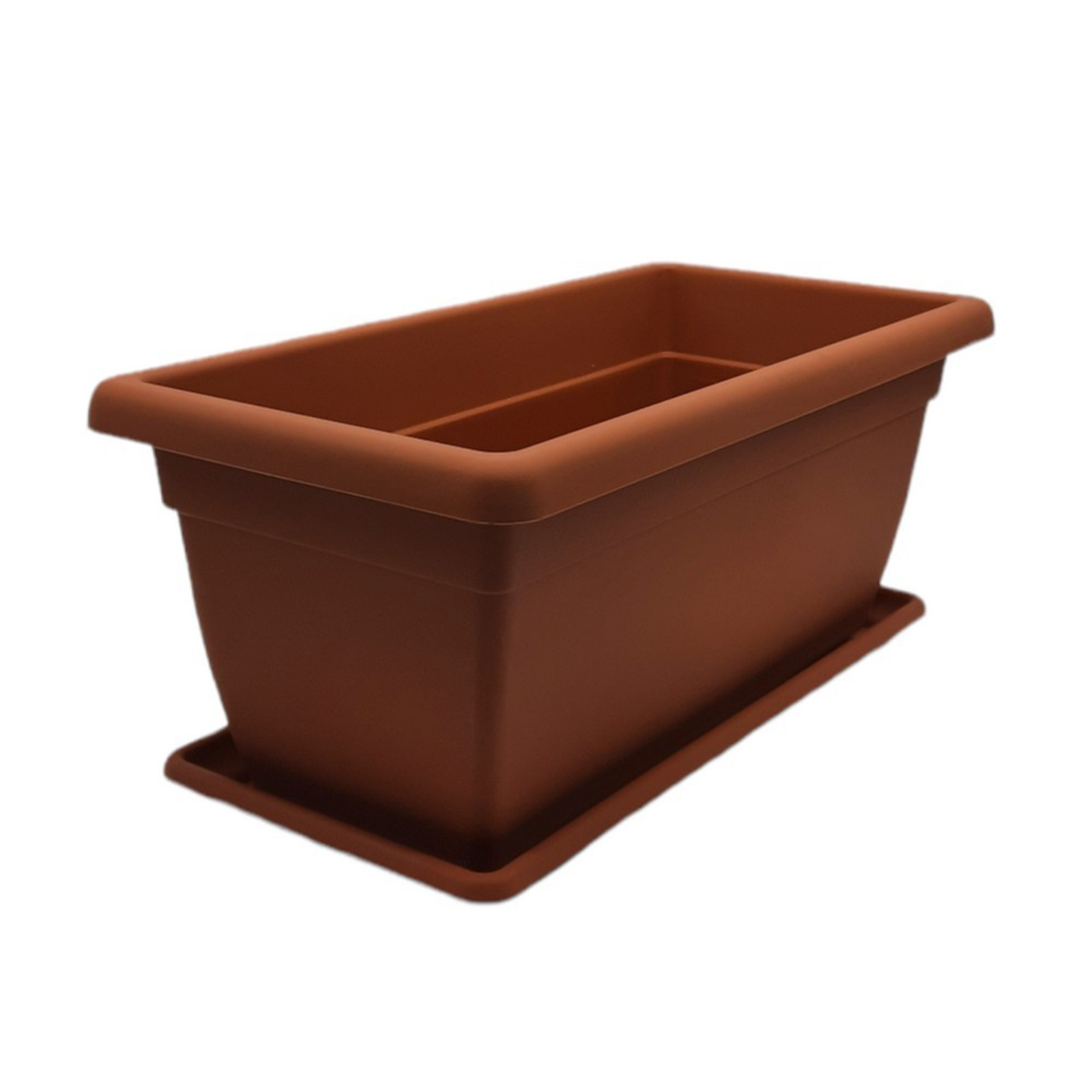 Vaso fioriera in plastica Giunone per esterno con sottovaso