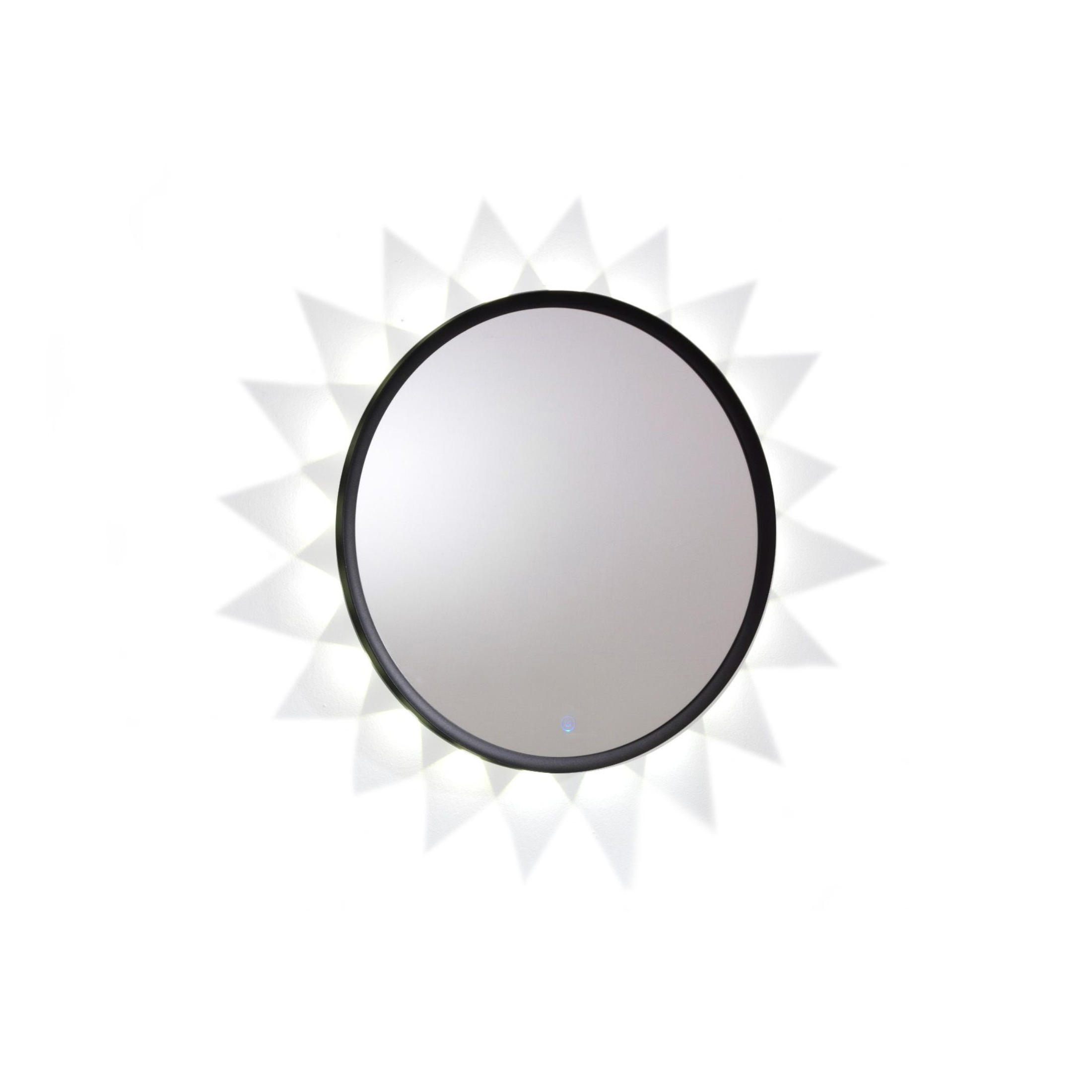 Miroir mural LED "Oled", cadre aluminium 60x5 cm 60h