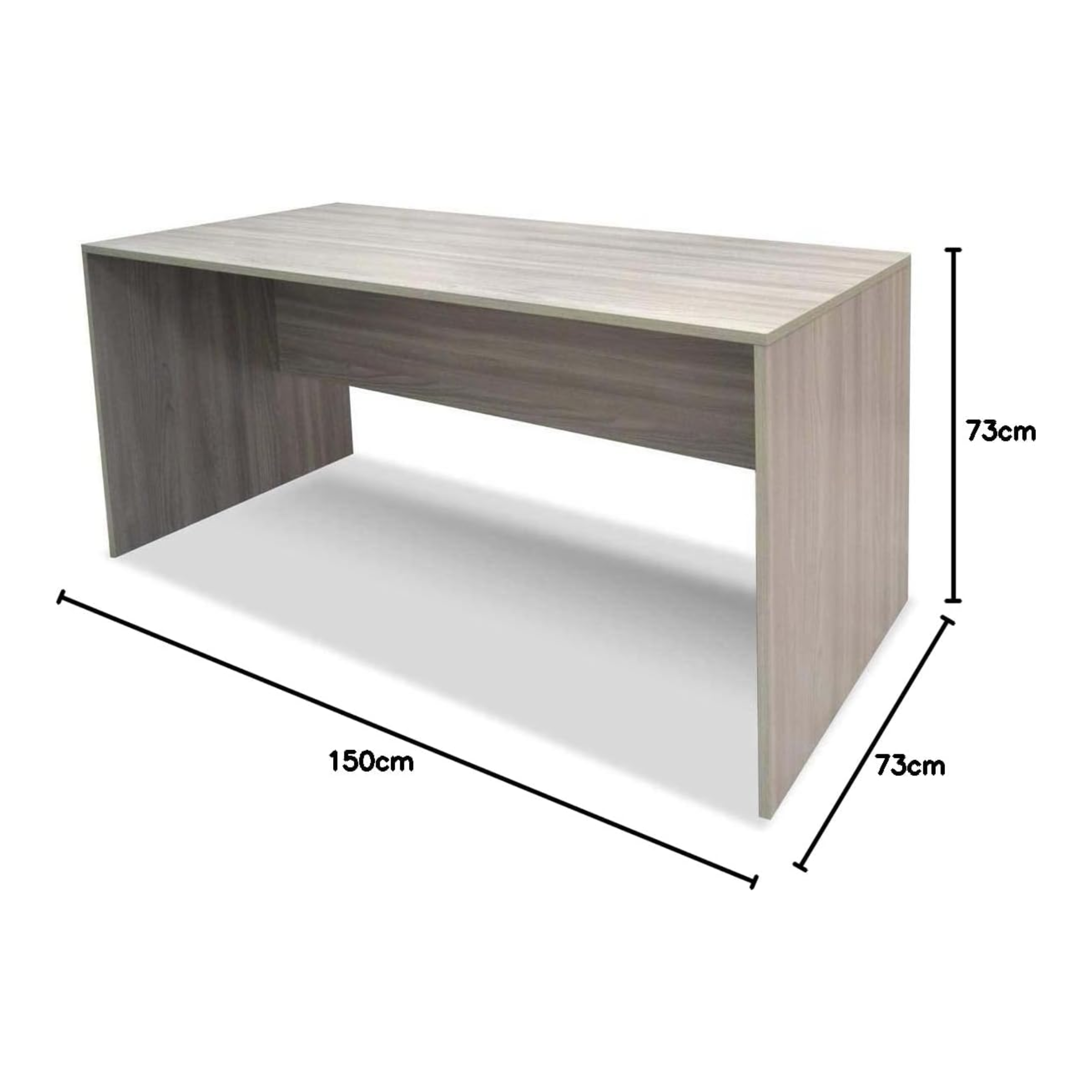 Scrivania da ufficio "Olmo" in legno cm 150x73 73h