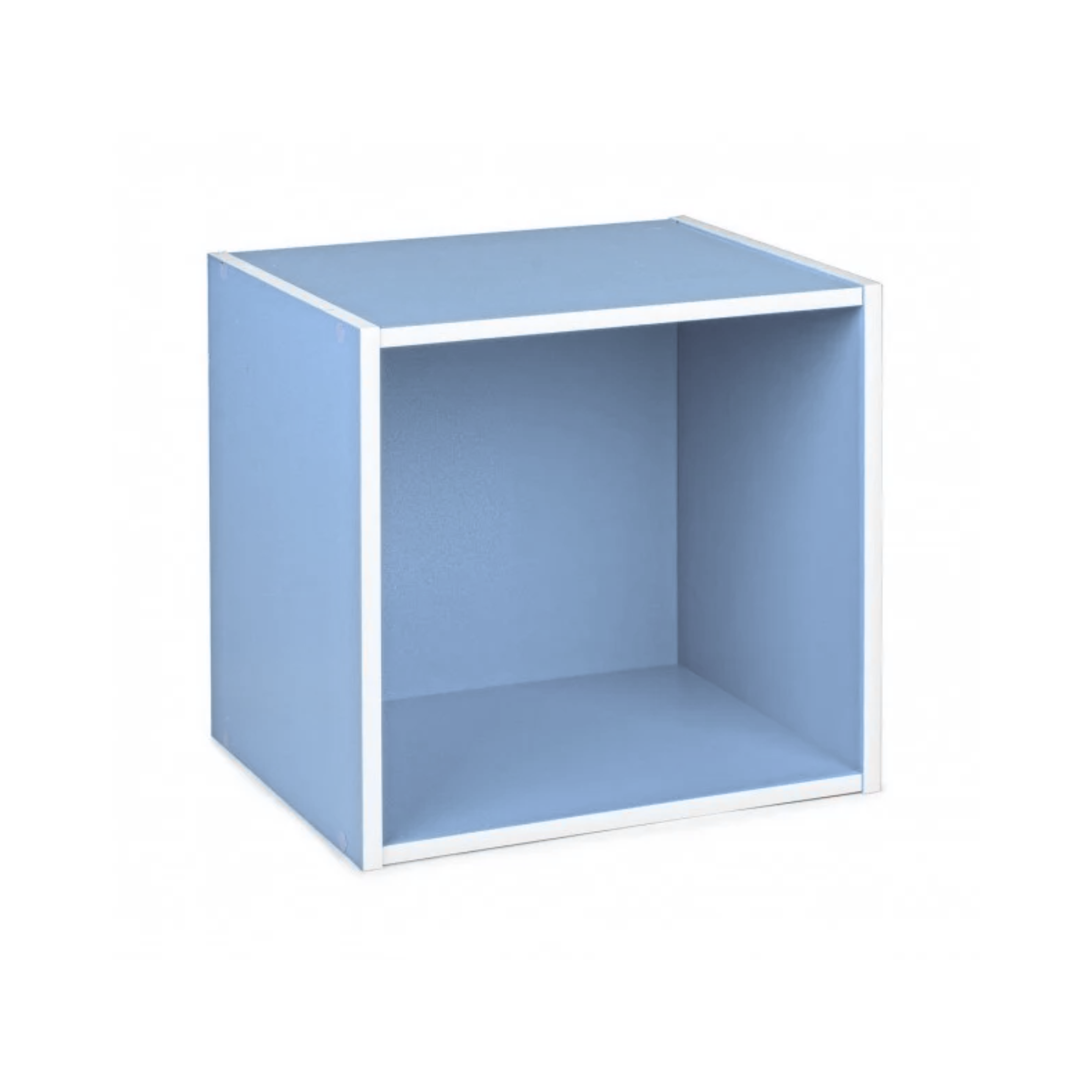 Librería alta abierta Cubo con 3 compartimentos en madera de melamina 31x30 cm 91h