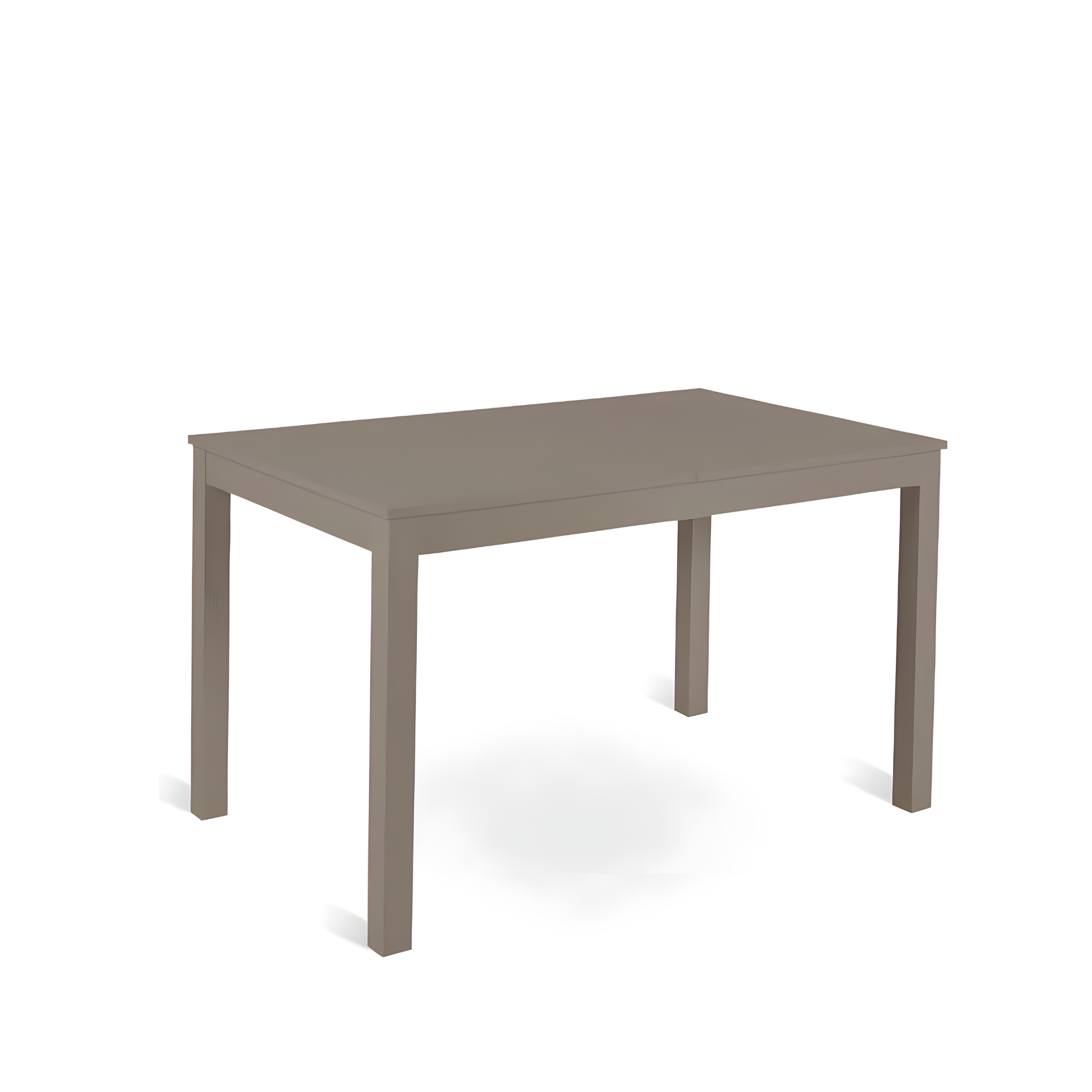 Mesa extensible "Traffic" tapa de melamina, patas de madera maciza 130/210x80 cm 76h