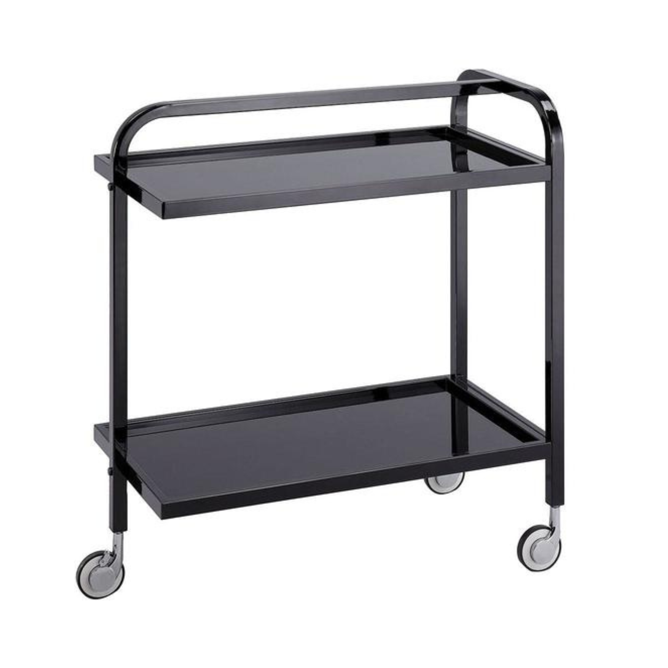 Carrello porta bevande in metallo con 2 piani "Razzo" cm 75x40 80h