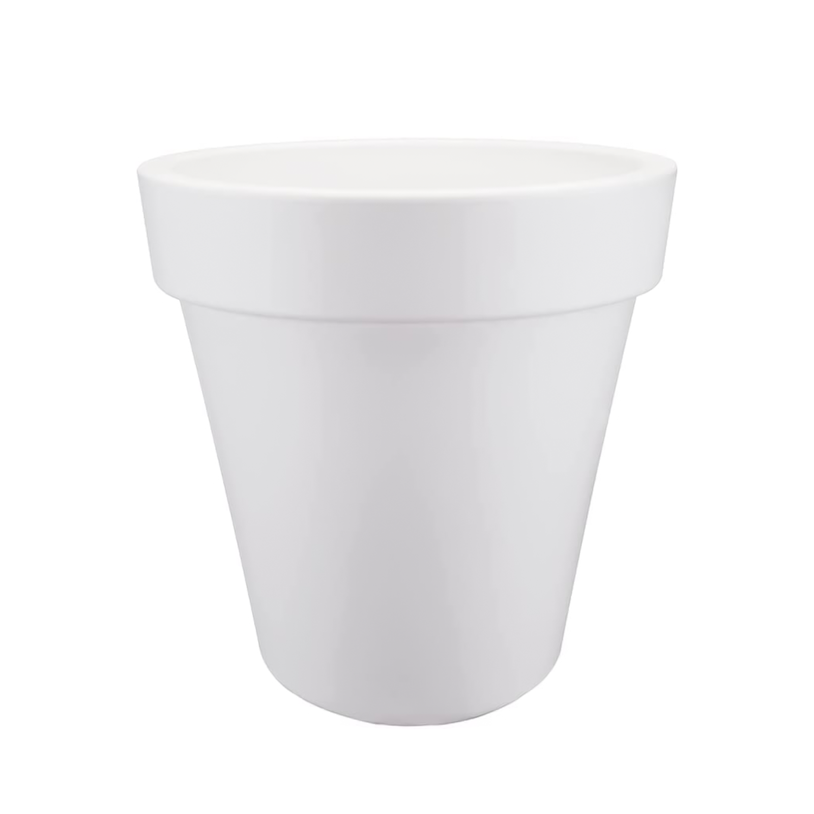 Vaso in plastica Dallas per esterno senza sottovaso cm 35x35 36h