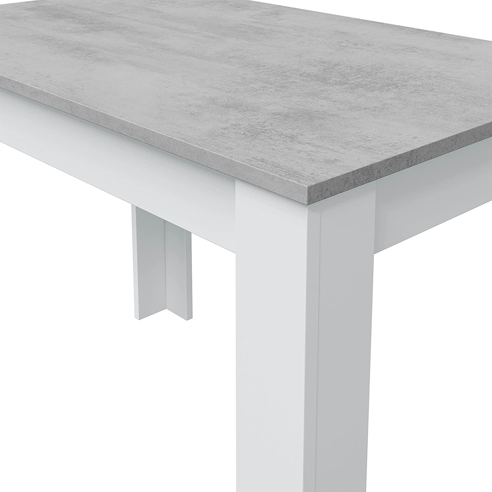 Tavolo da pranzo Kendra estensibile rettangolare in truciolato cm 190x90 78h