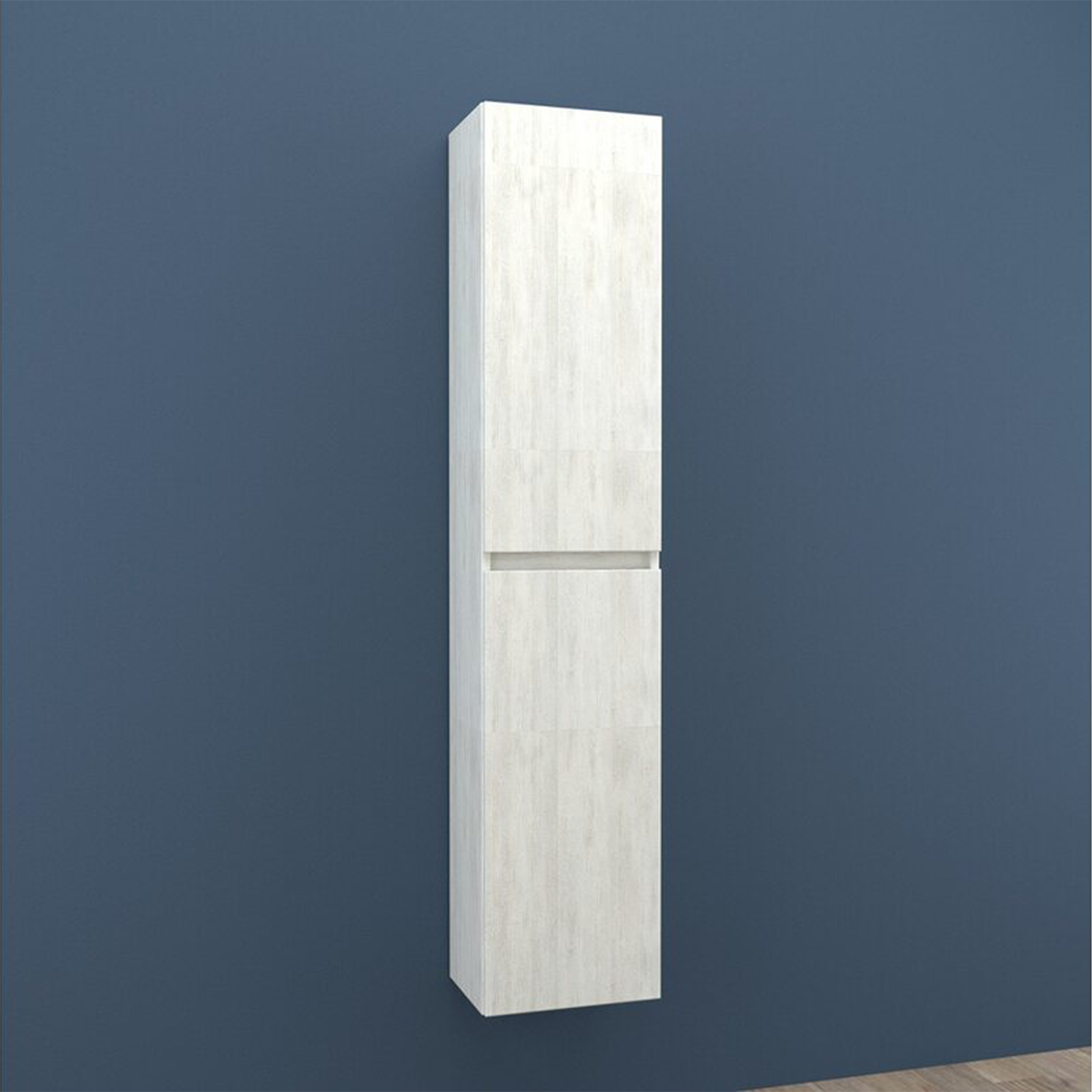 Colonne suspendue mobile de salle de bain New Splash avec 2 portes en bois de chêne 31x33,5 cm 138h