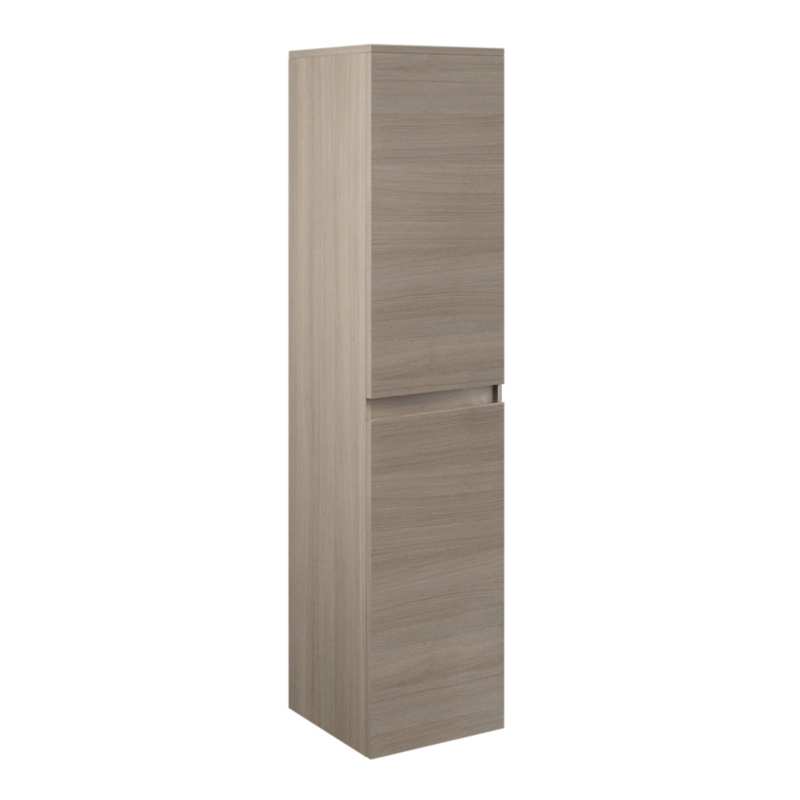 Colonna pensile da bagno "New Splash" mobile a 2 ante in legno rovere cm 31x33,5 138h