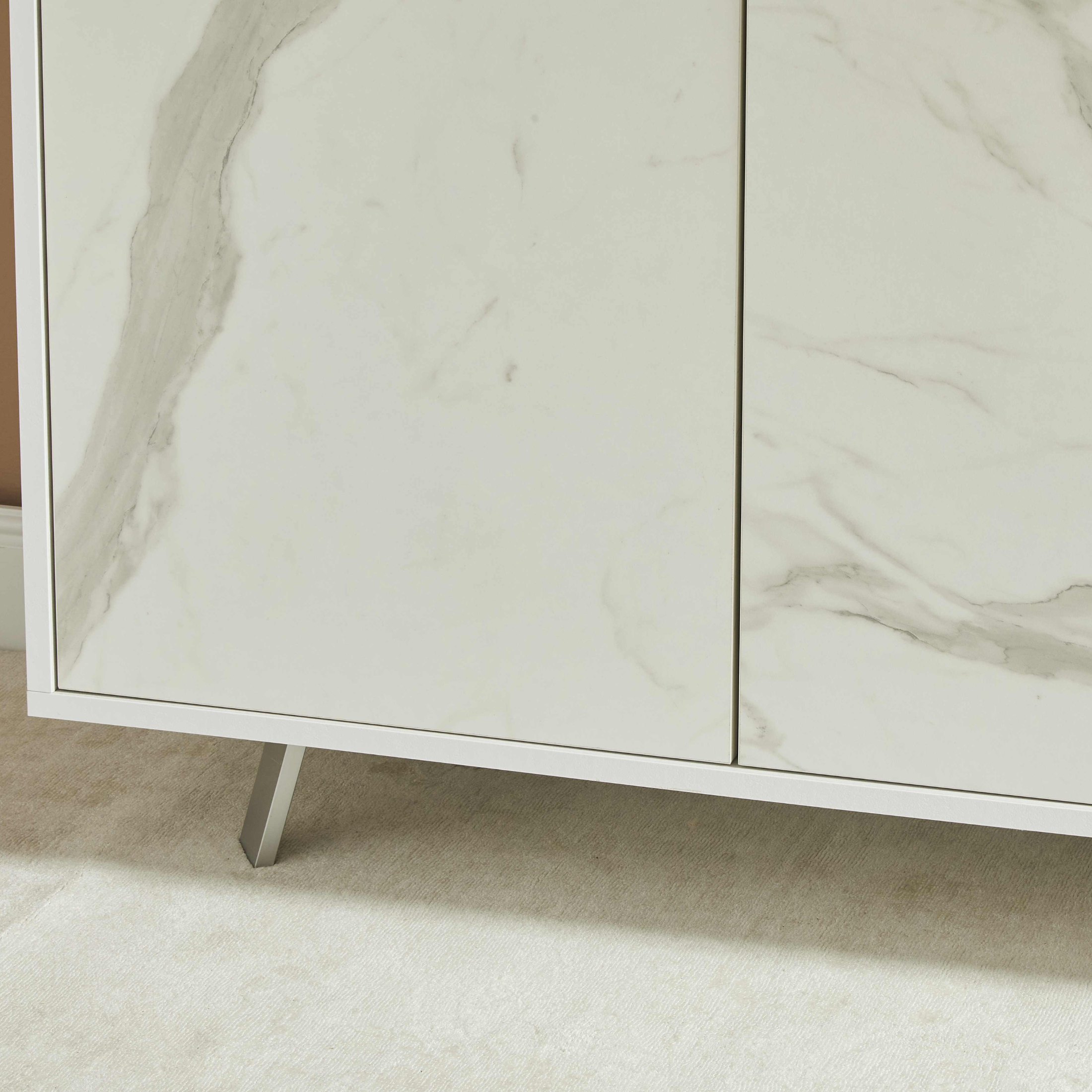 Mobile in legno 3 ante 3 cassetti "Angy" cass push cm 164x41 92h