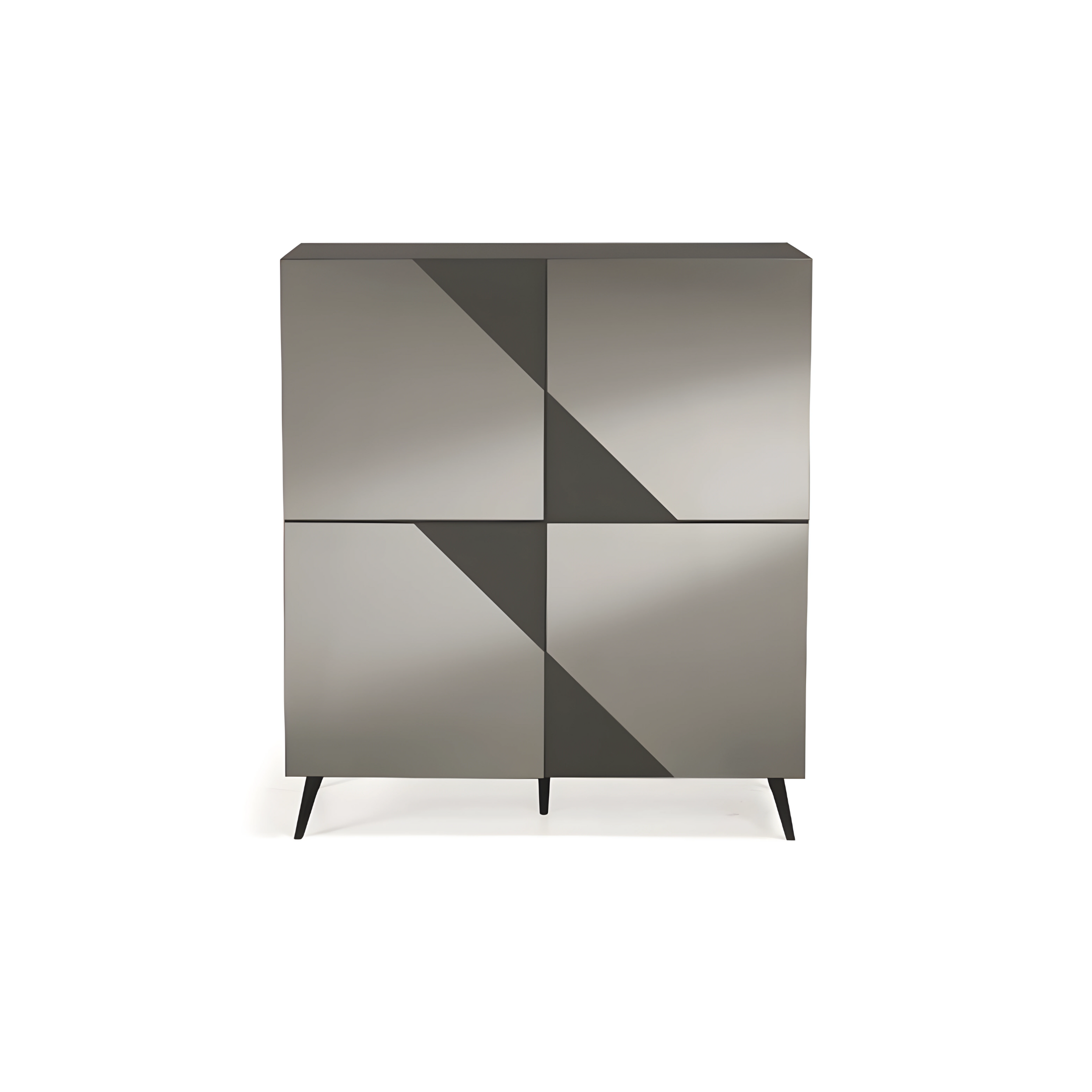 Madia 4 ante con specchio "Mirrors" già assemblata cm 140x50 h140