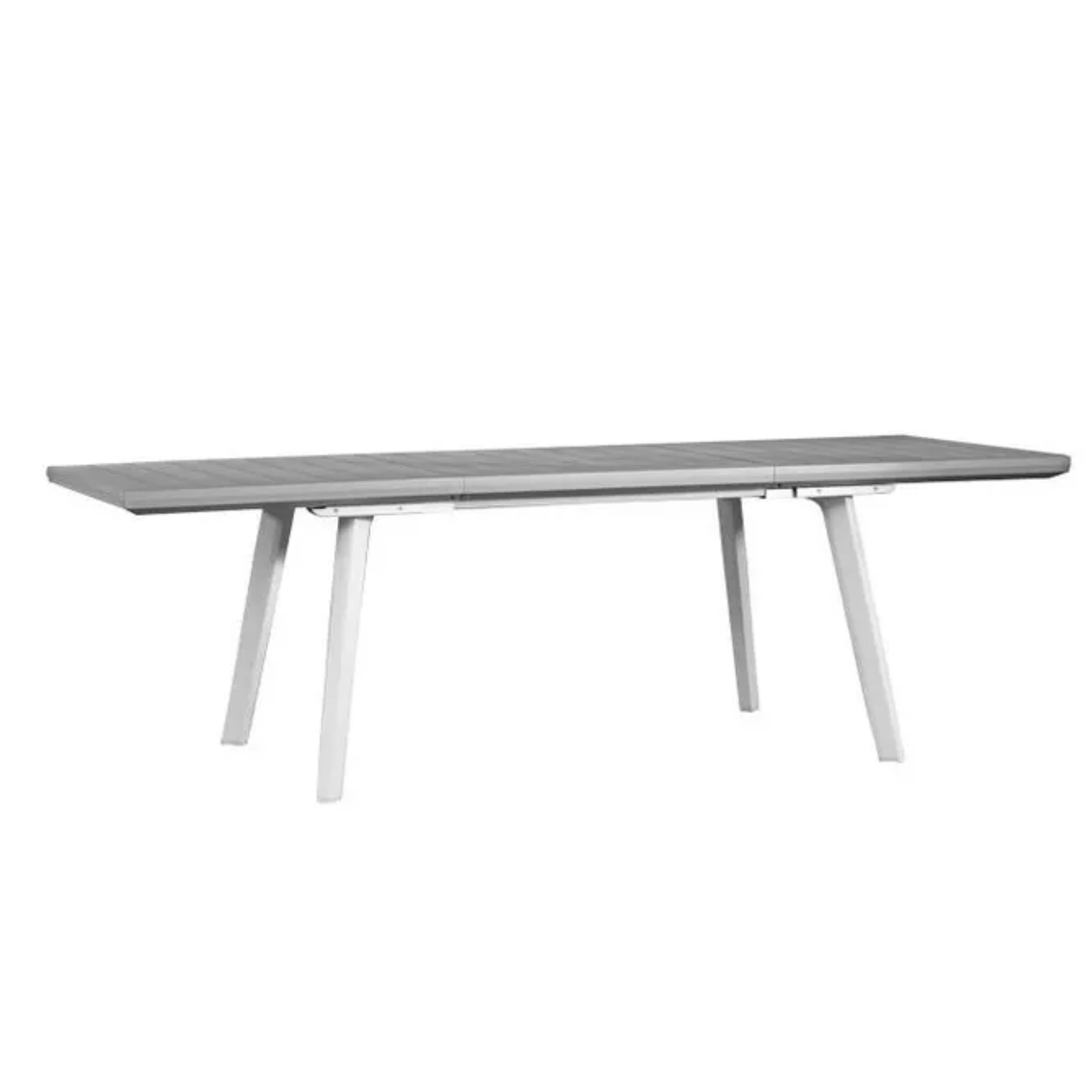 Tavolo per esterno "Harmony" estensibile in resina con doghe effetto legno cm 241x100,5 76,5h