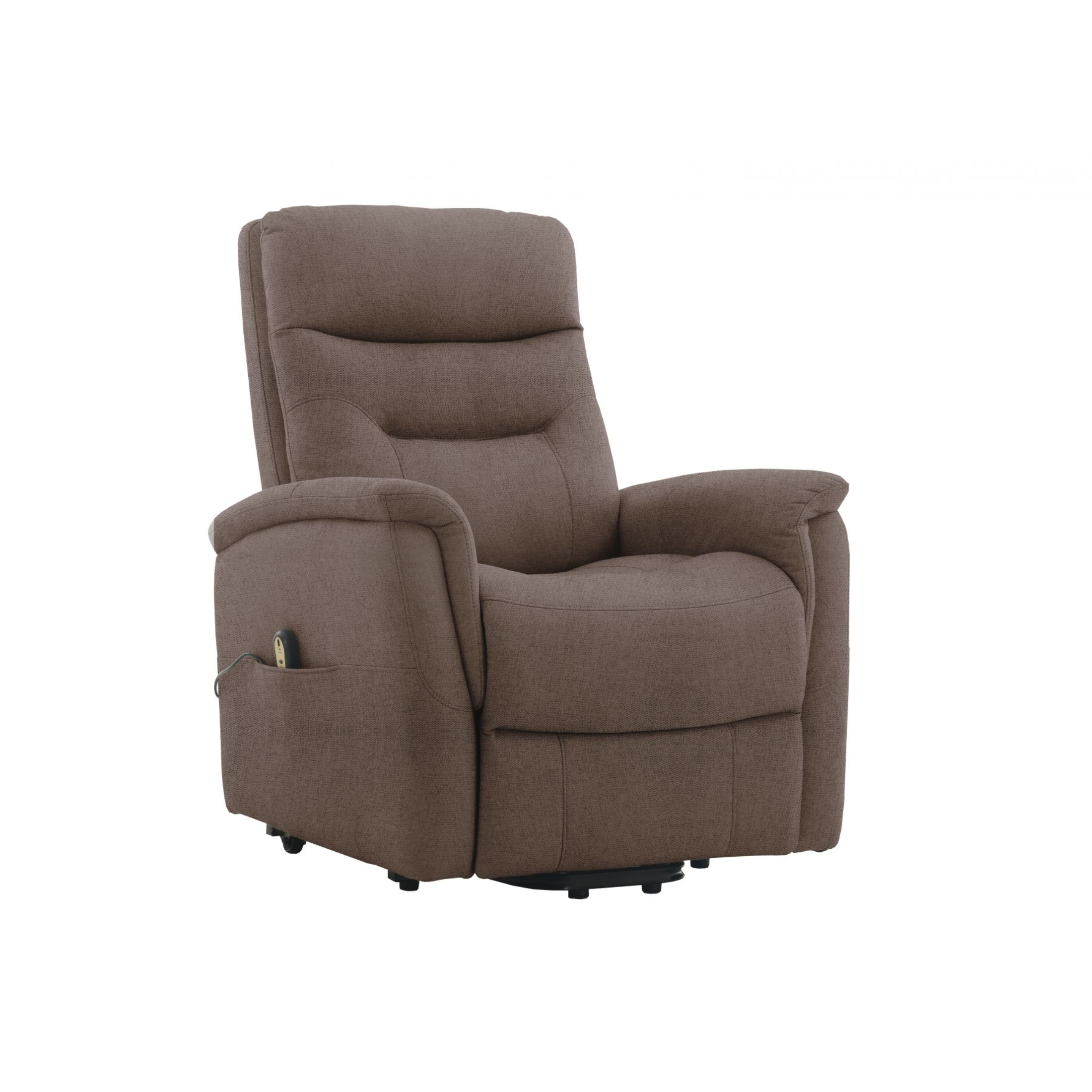 Poltrona reclinabile a 2 motori "Soft" in tessuto enjoy cm 82x90 108h