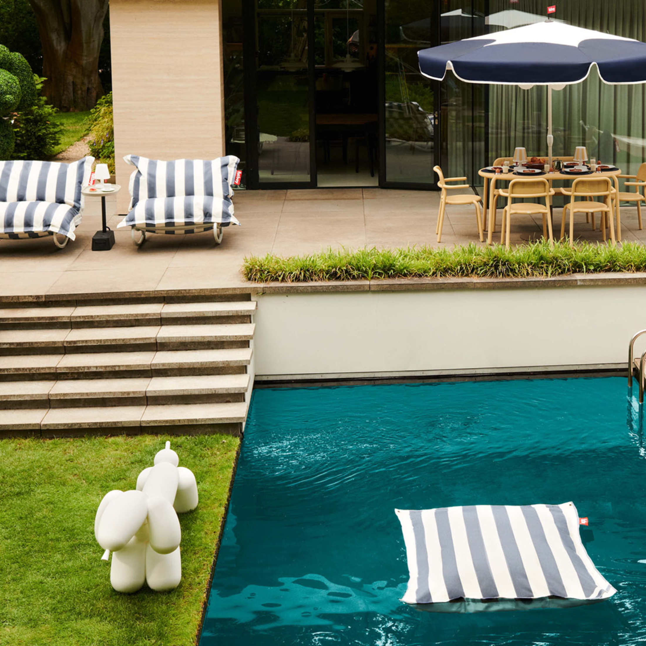 Poltrona sacco galleggiante "Floatzac" pouf materassino cm 180x134