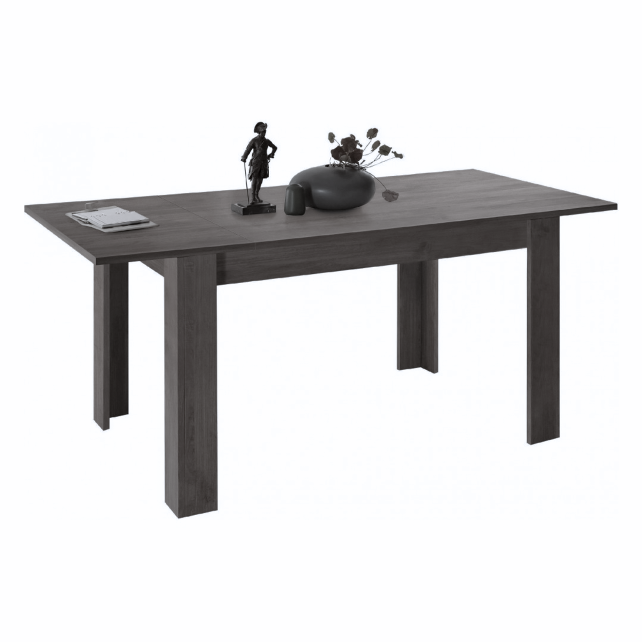 Tavolo allungabile "Venus" in legno rovere cm 137/185x90 79h