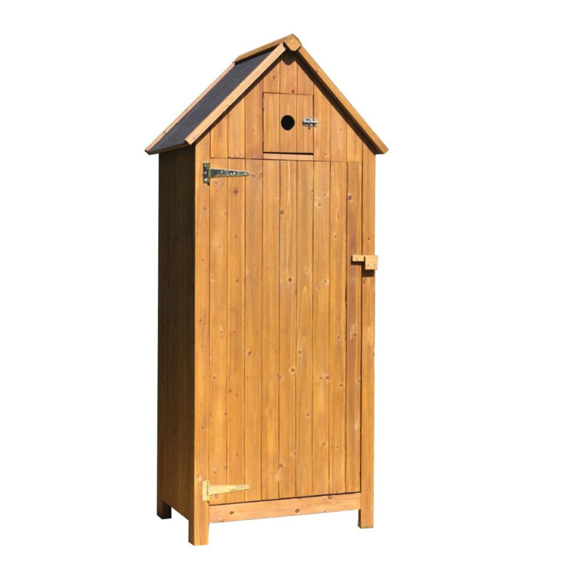 Meuble de rangement en bois de sapin "Utile3" 3 étagères avec toit étanche 77x54 cm 179h