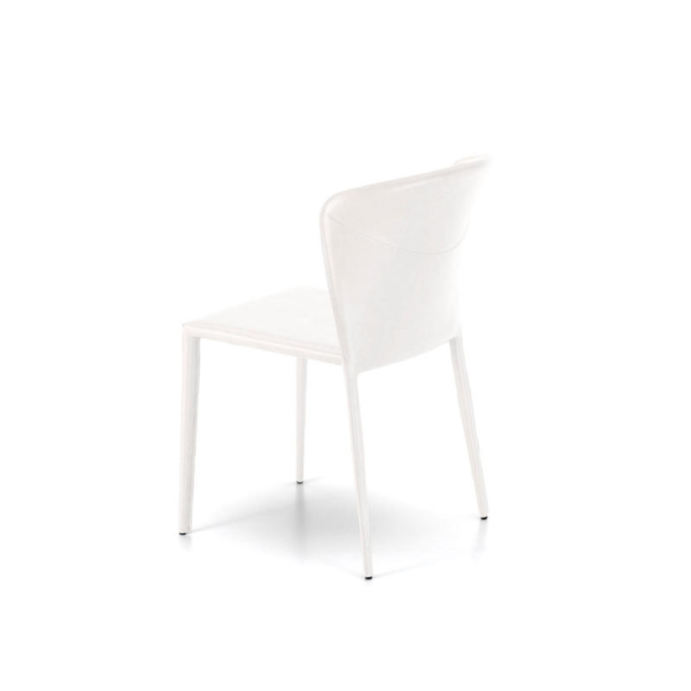 Elégante chaise vintage "Break" simili cuir 56x49 cm 82h