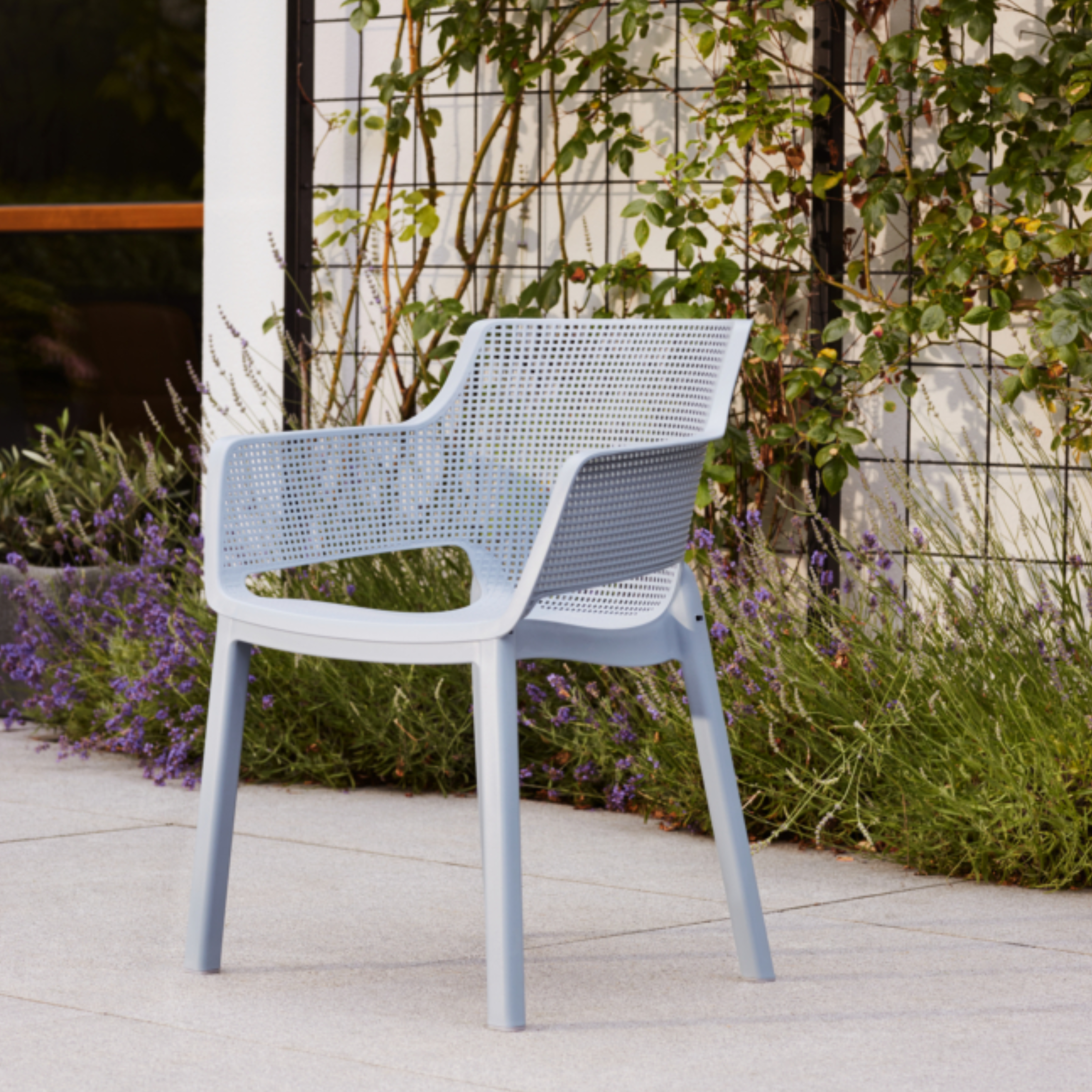 Juego de 6 sillas de exterior "Vancouver" 57,7x62,5 cm 79h