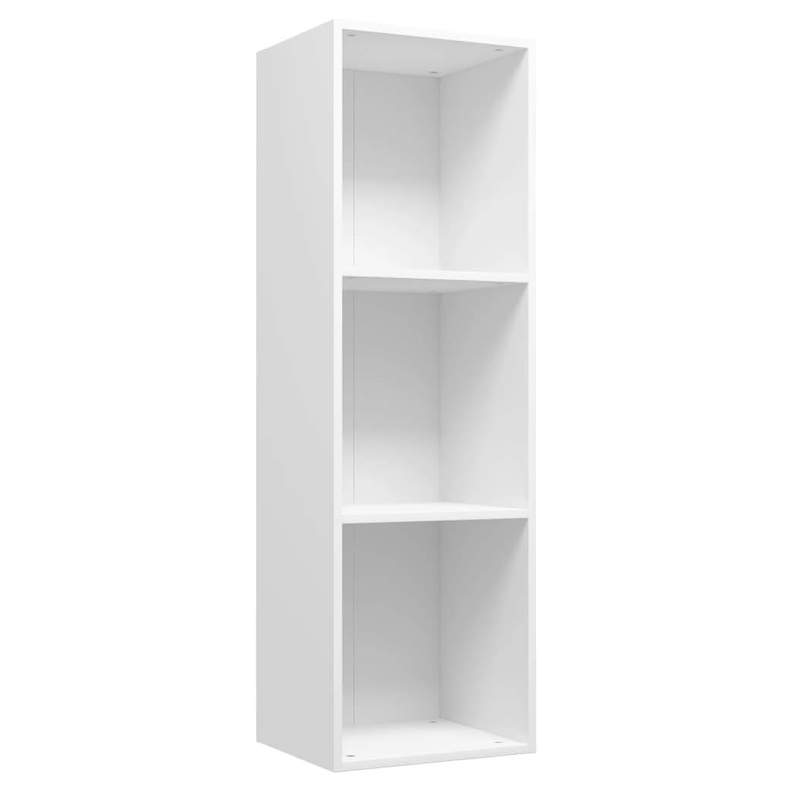 Bibliothèque ouverte haute Cubo à 3 compartiments en bois mélaminé 31x30 cm 91h