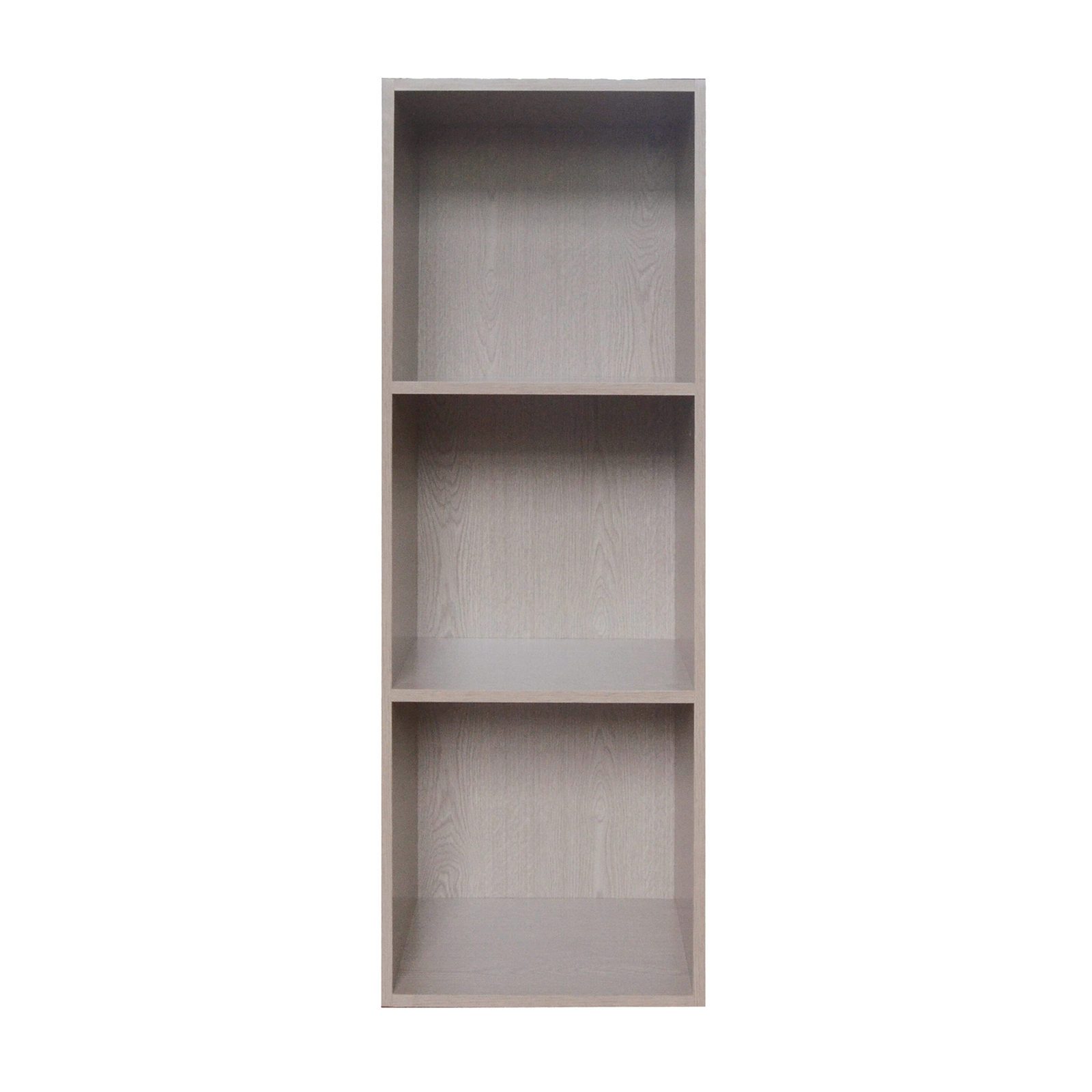 Bibliothèque ouverte haute Cubo à 3 compartiments en bois mélaminé 31x30 cm 91h