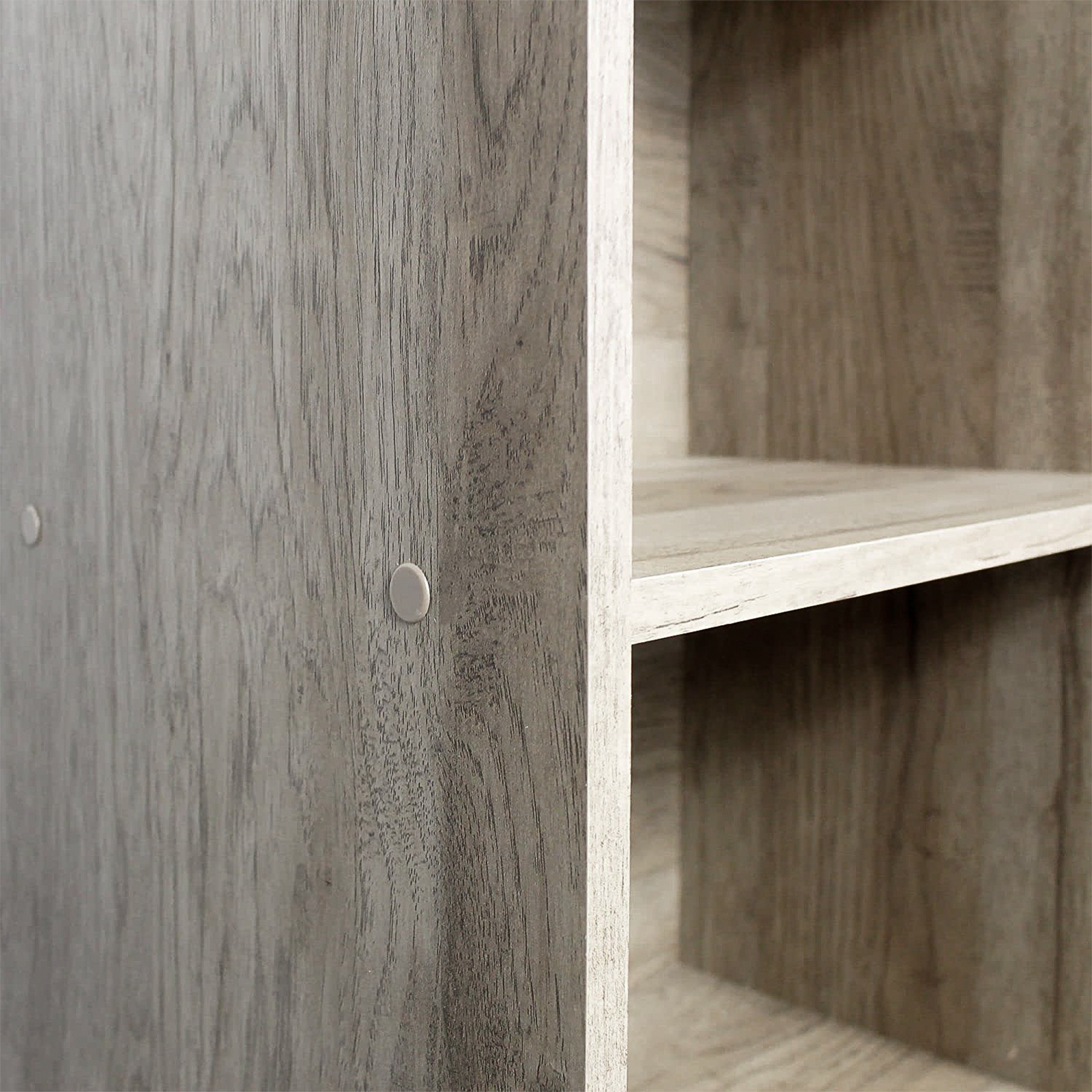 Libreria a giorno "Cubo" con 9 vani in legno melaminico cm 91x30 91h