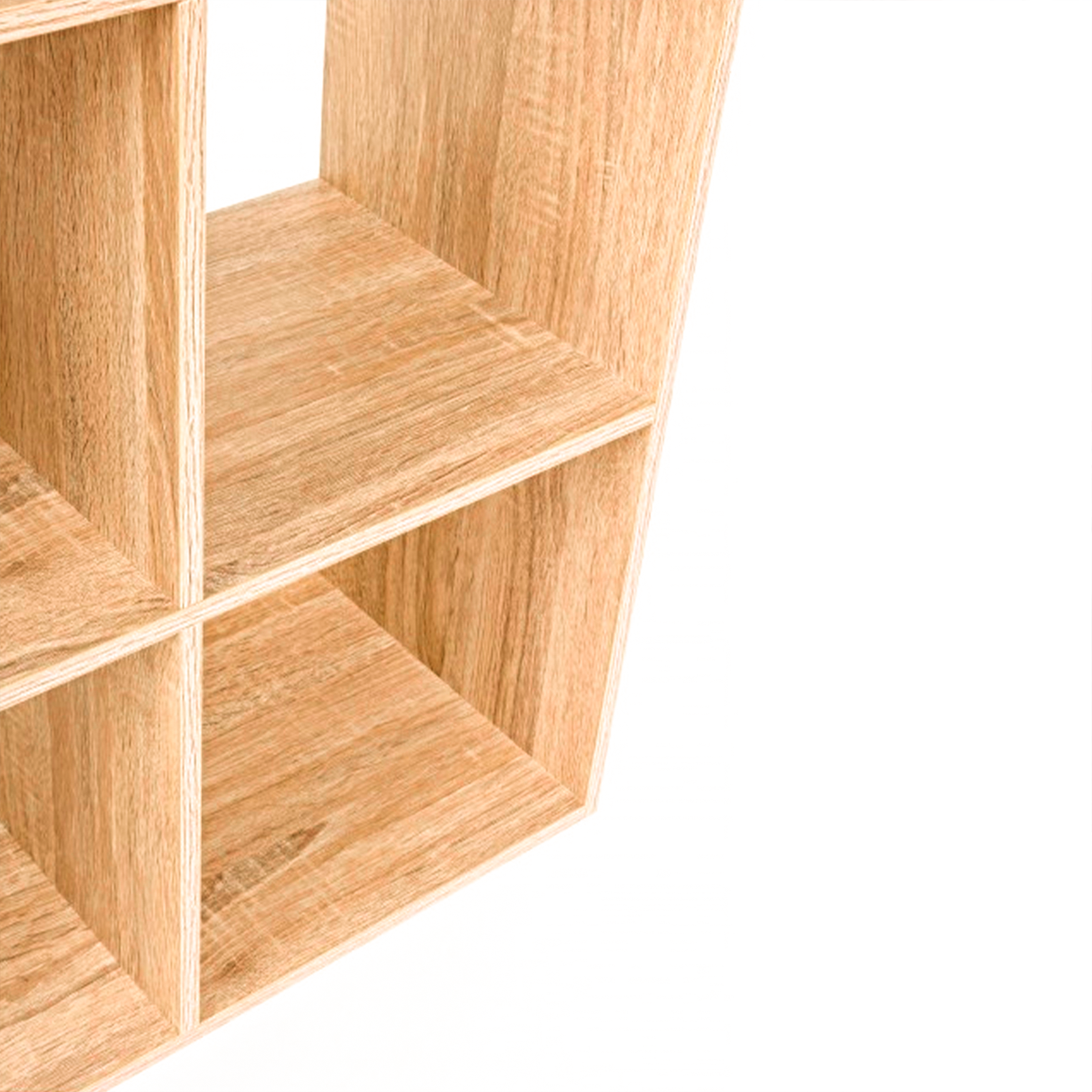 Libreria a giorno "Cubo" con 9 vani in legno melaminico cm 91x30 91h