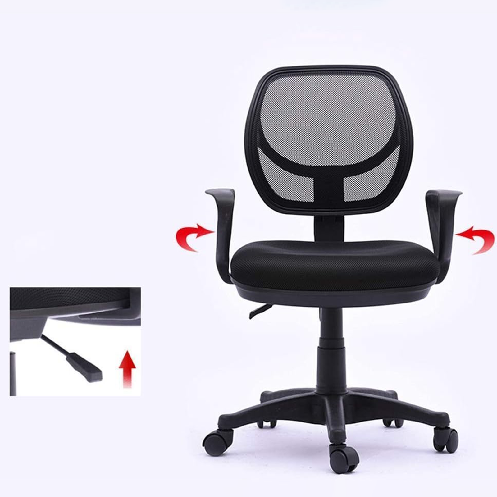 Silla de oficina giratoria New Manager sillón ejecutivo con ruedas y soporte gaming