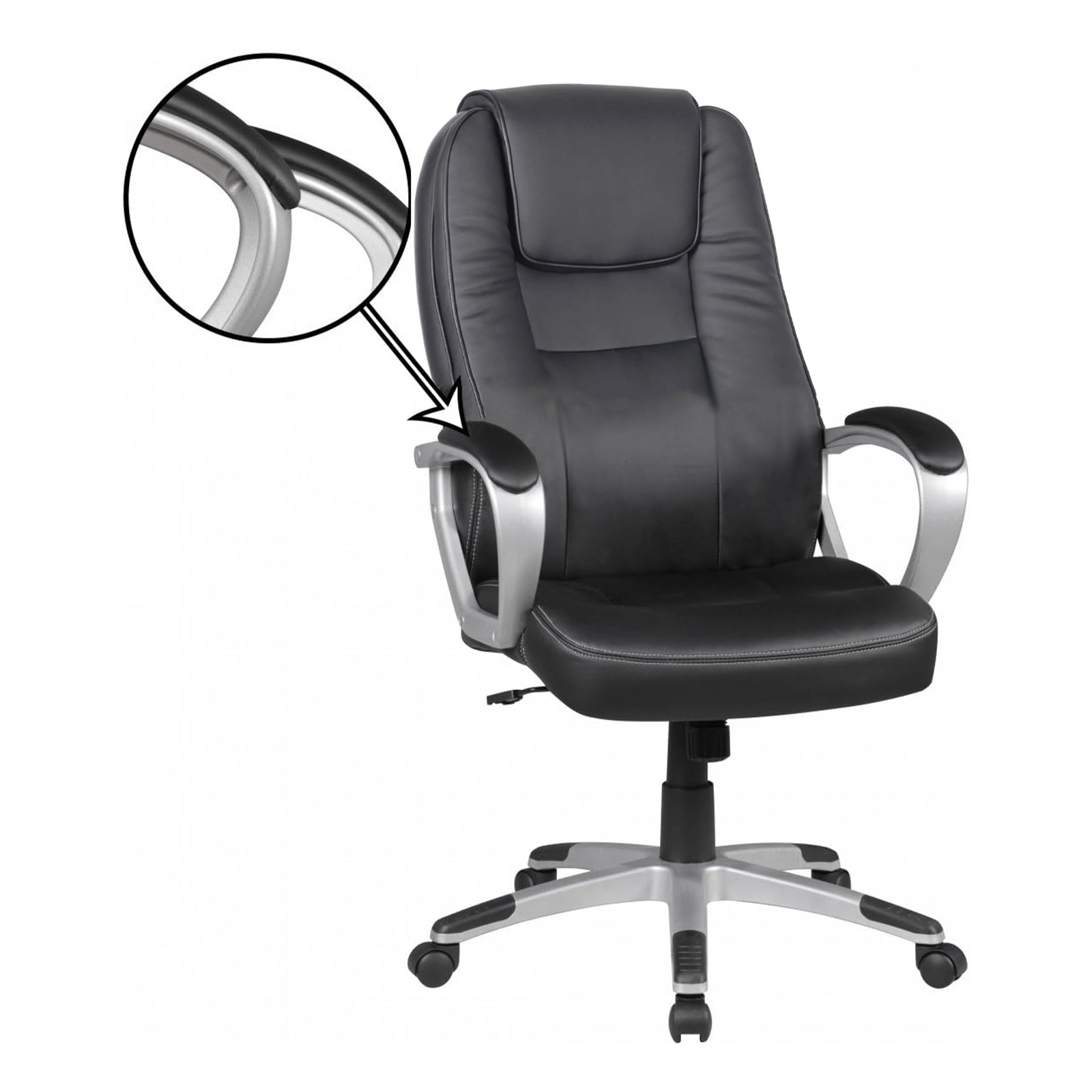 Silla de oficina giratoria 1426 sillón ejecutivo con ruedas y soporte gaming