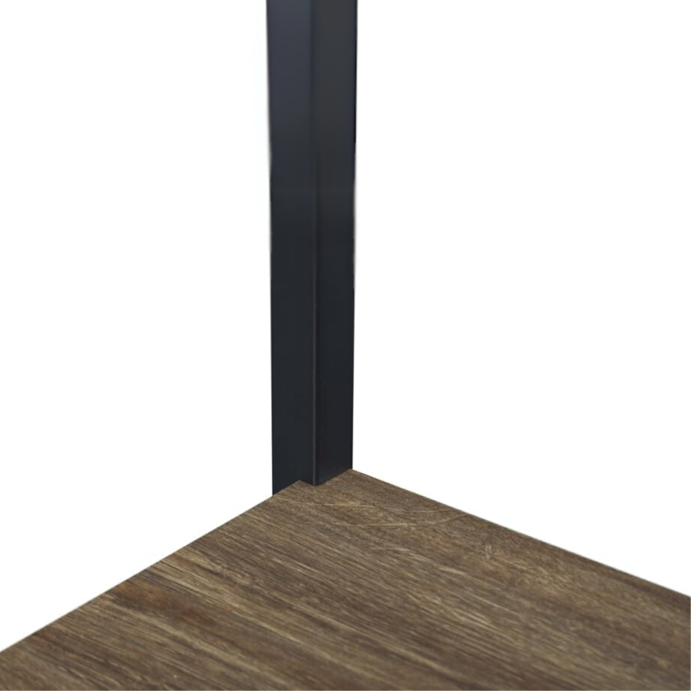 Scaffale libreria "Industrial" in legno di quercia e metallo cm 80x30x180h