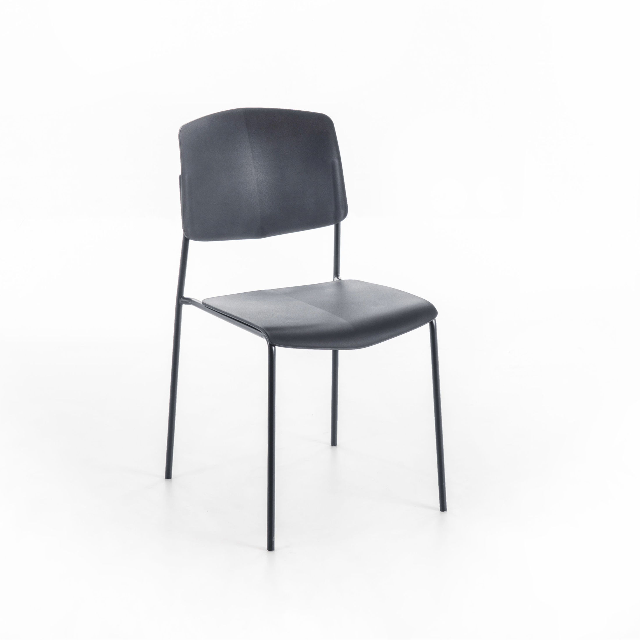 Sedia in polipropilene "Mars" impilabile moderna cm 52x52 79h