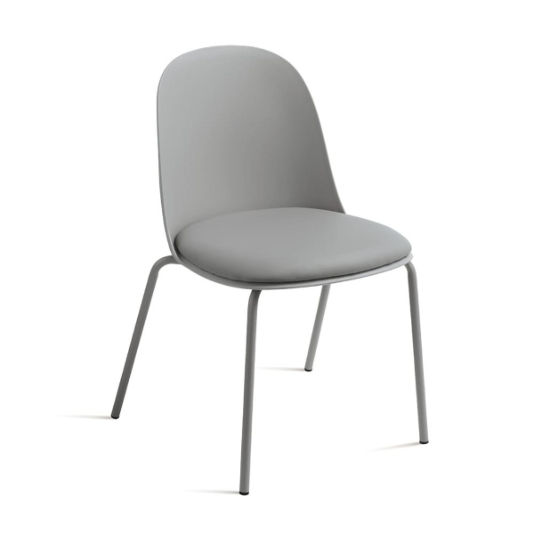 Chaise moderne rembourrée "Lete" en polypropylène 50x52 h80 cm