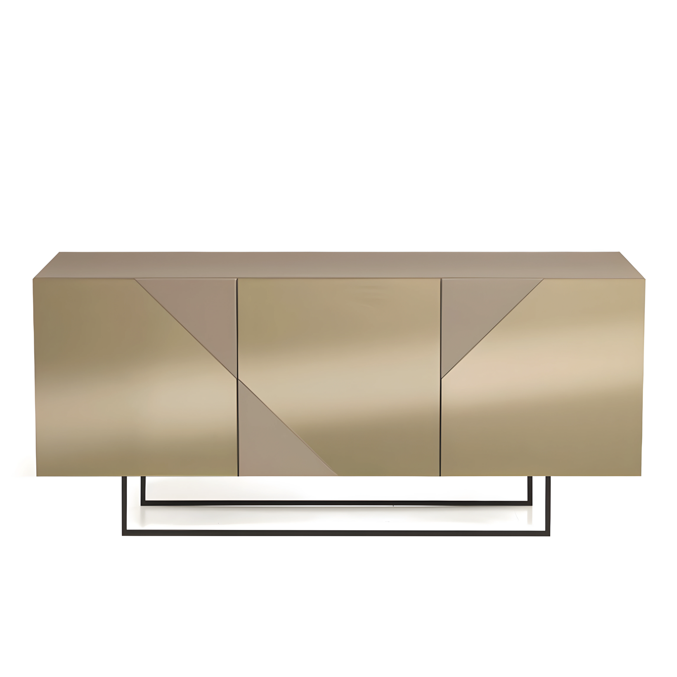 Madia 3 ante da ingresso moderna "Arte180" già assemblata ante specchiate cm 180x50 h80