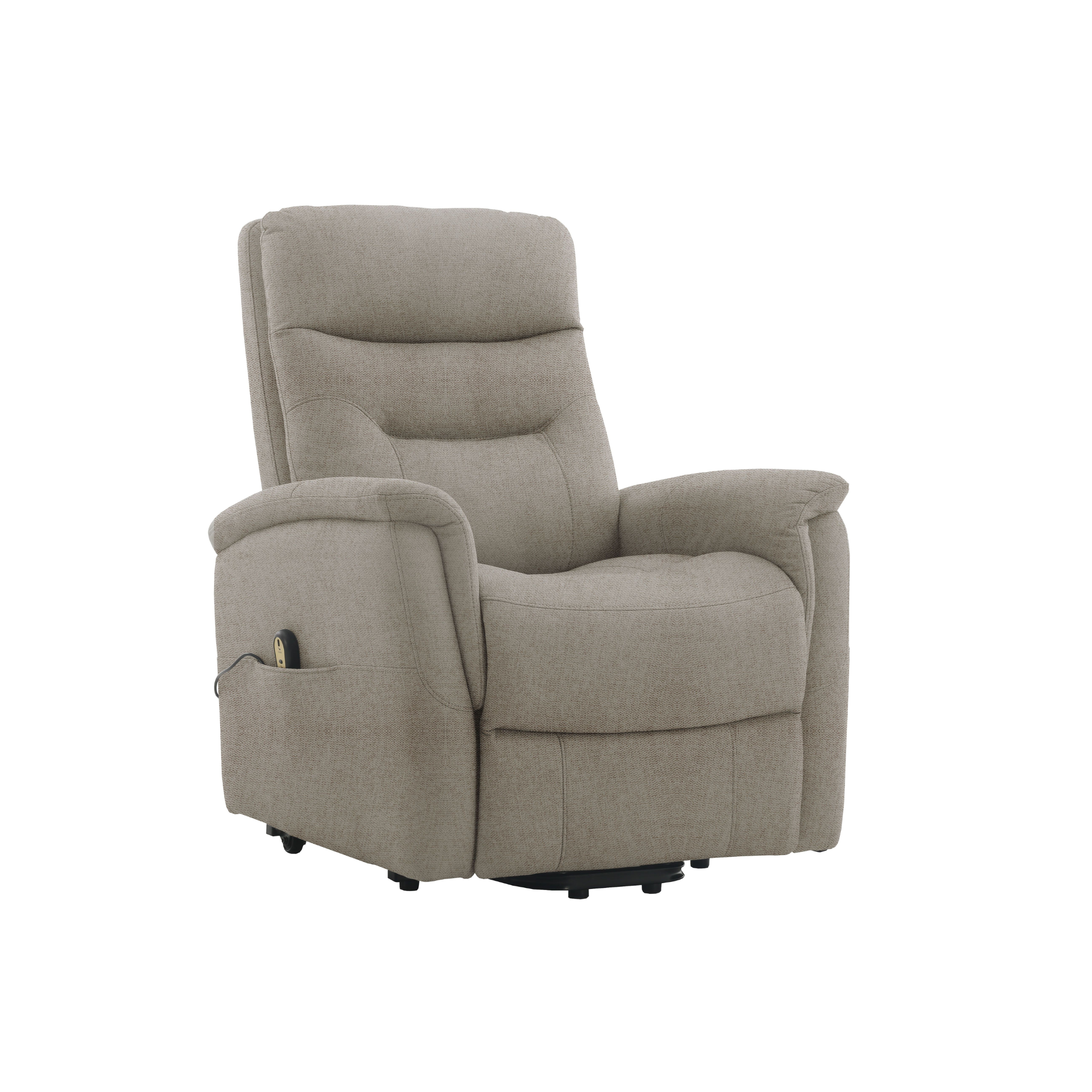 Poltrona reclinabile a 2 motori "Soft" in tessuto enjoy cm 82x90 108h