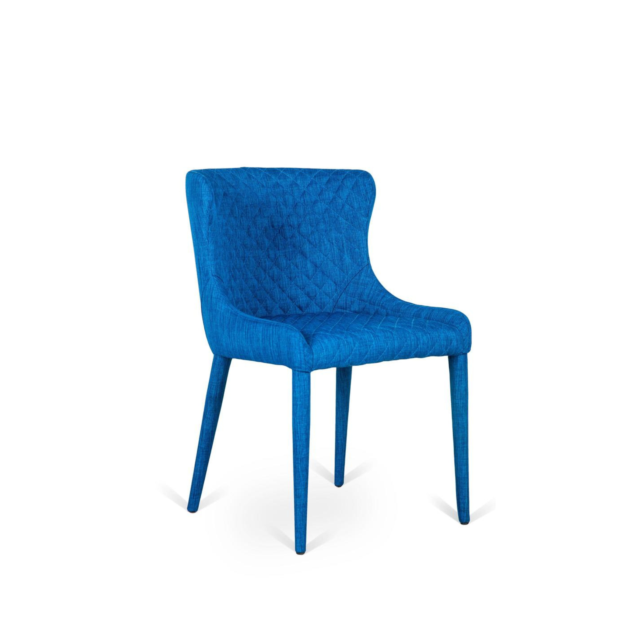 Poltrona imbottita in tessuto "Afro" con gambe in metallo cm 50,5x58 83h