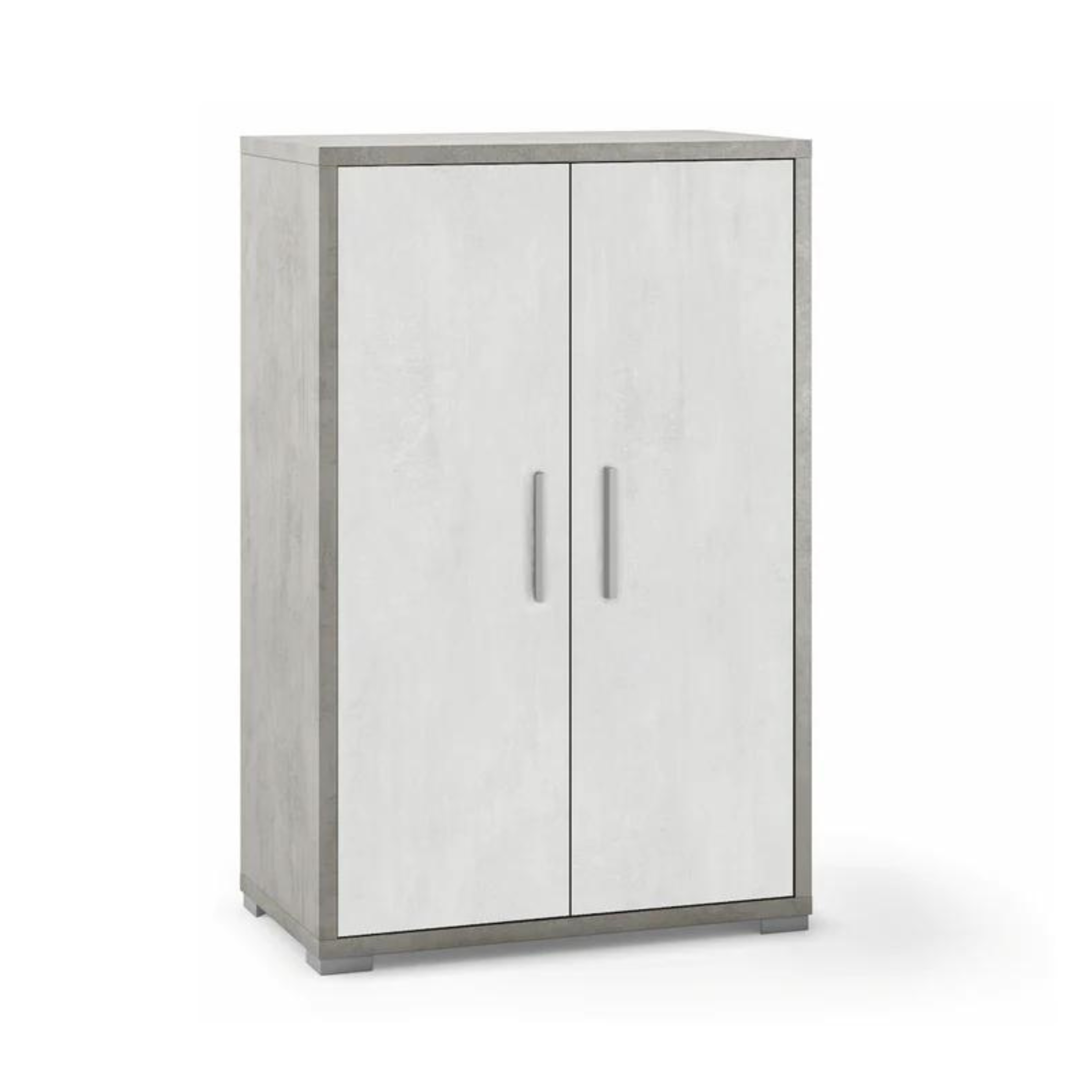 Mueble 2 puertas con estantes regulables "Charme" armario multiusos 71x41 cm 110h