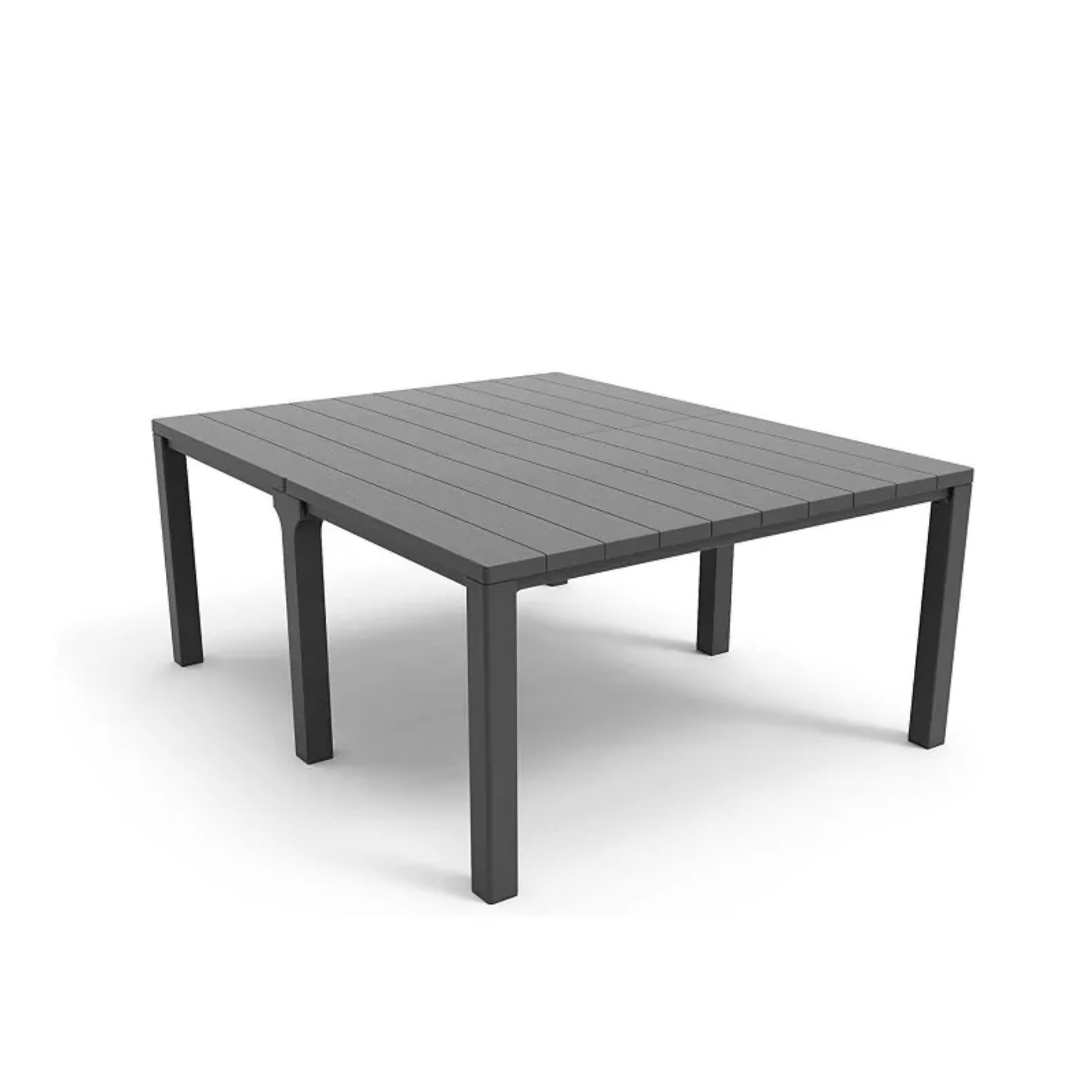 Tavolo da esterno "Julie" dogato in resina quadrato e rettangolare per giardino cm 295x90 74,5h
