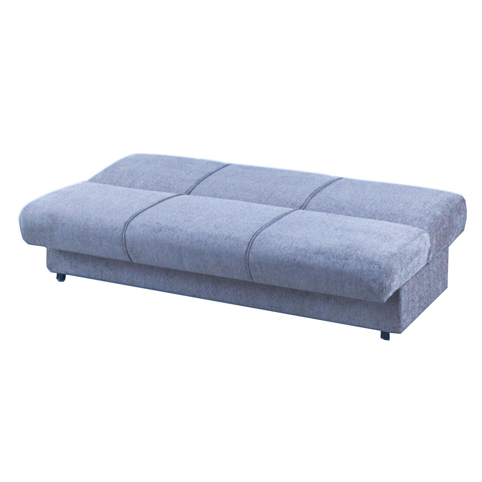 Divano prontoletto con contenitore "Cosy" a 3 posti in tessuto cm 190x64 90h