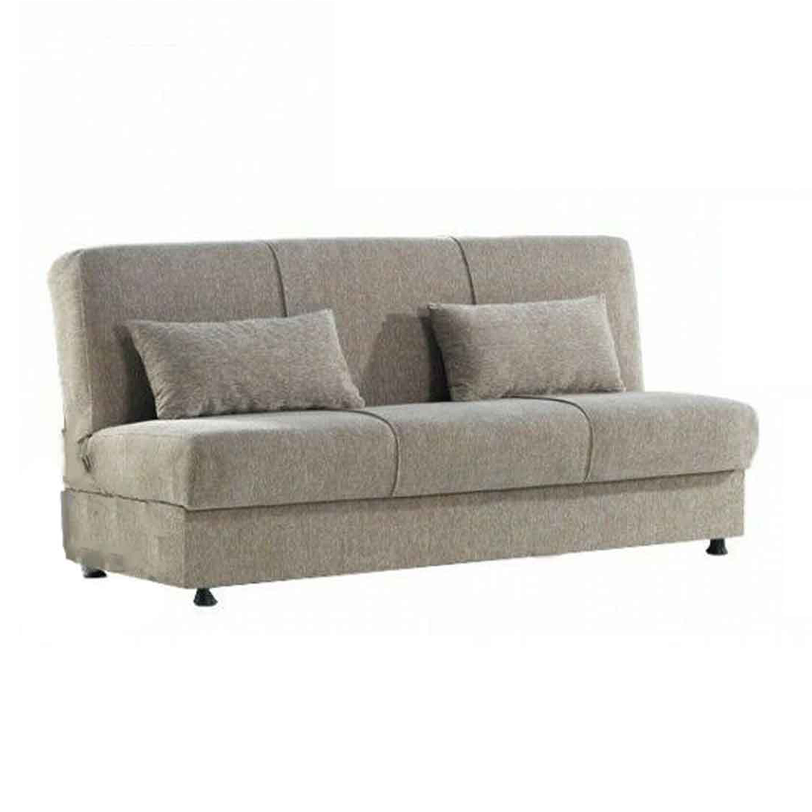 Divano prontoletto con contenitore "Cosy" a 3 posti in tessuto cm 190x64 90h