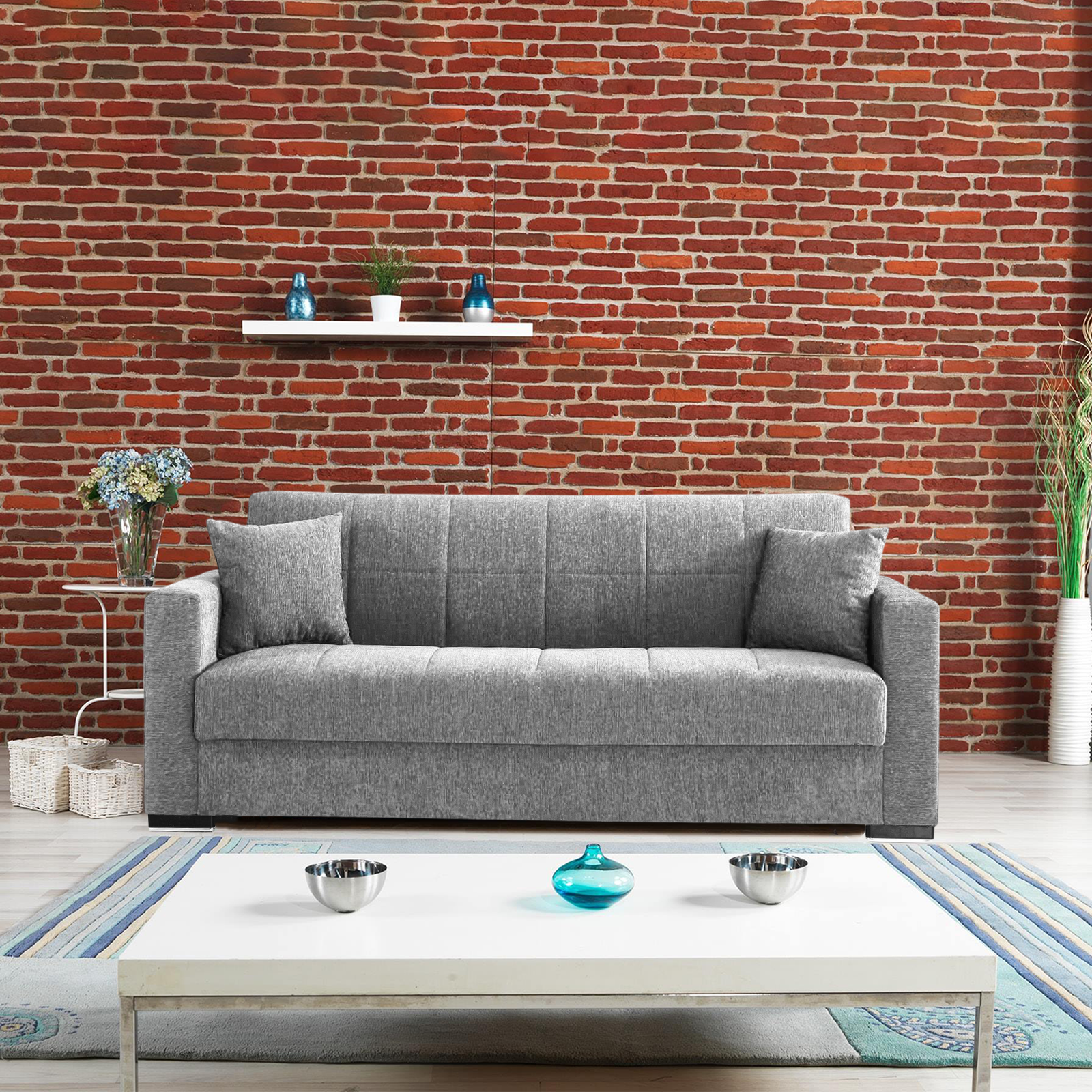 Divano Letto Divani In Microfibra Chris Divano Letto In Microfibra