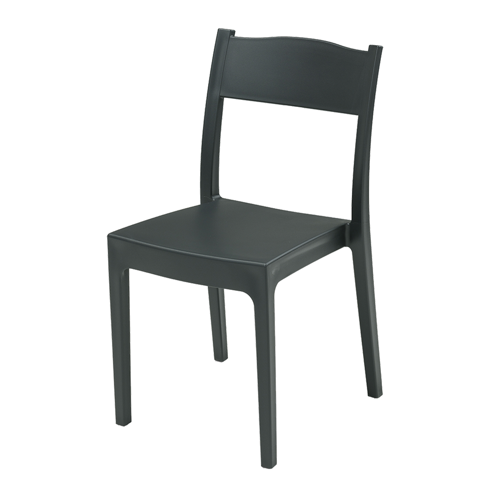 Chaise de salle à manger en résine Vesta pour jardin, empilable 41x41 cm 83h